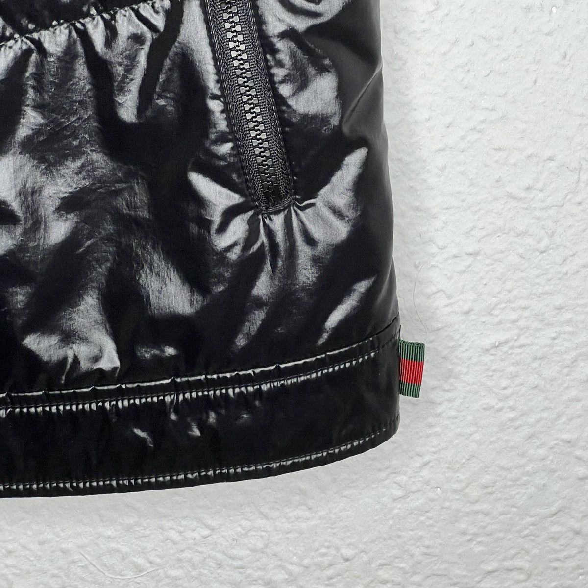 Gucci Gucci by Tom Ford Gilet Vest Jacket Black Shiny Nylon Logo Size US M / EU 48-50 / 2 - 4 Thumbnail