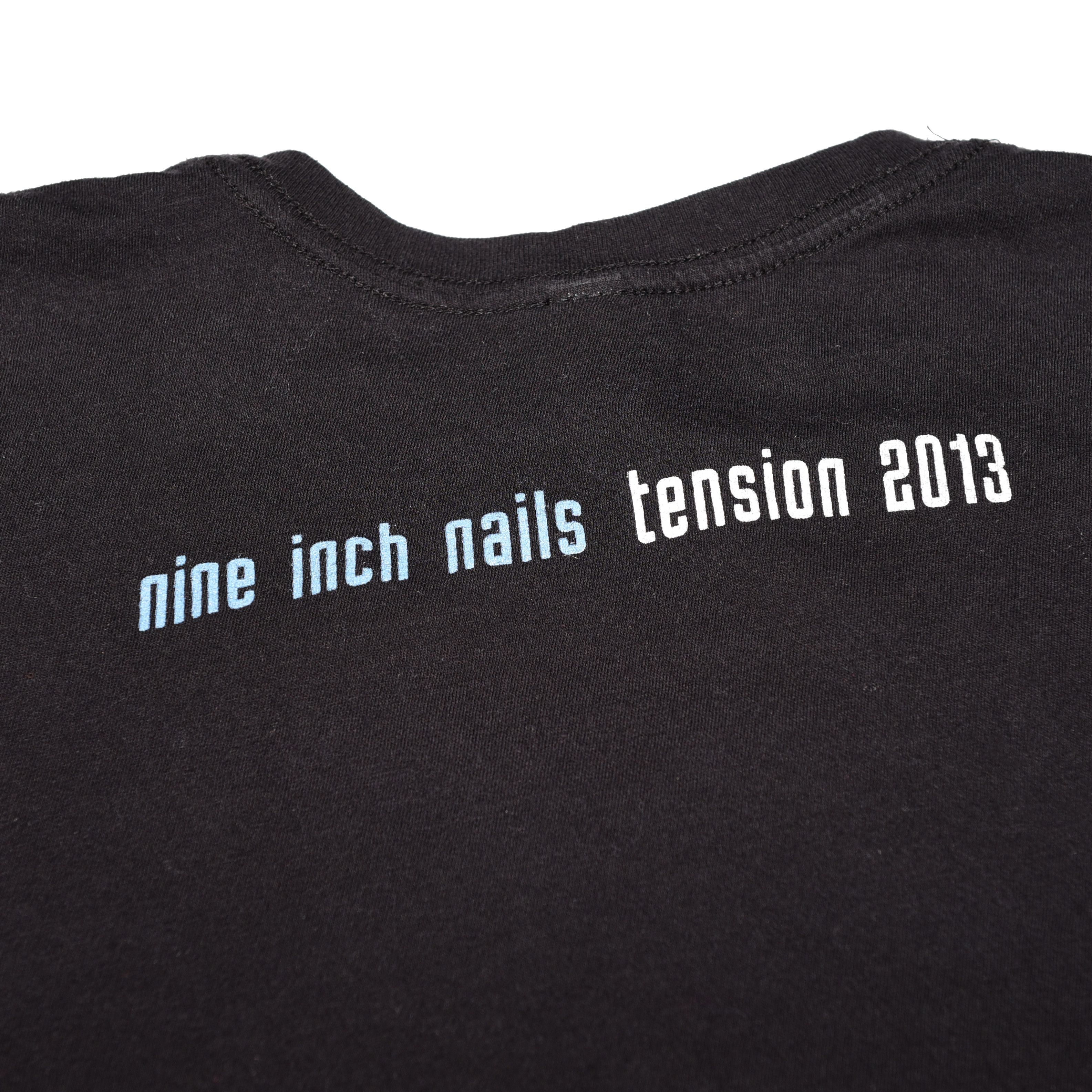 Vintage Nine Inch Nails 2013 Tension Tour Tee Size XL / US 12-14 / IT 48-50 - 5 Thumbnail