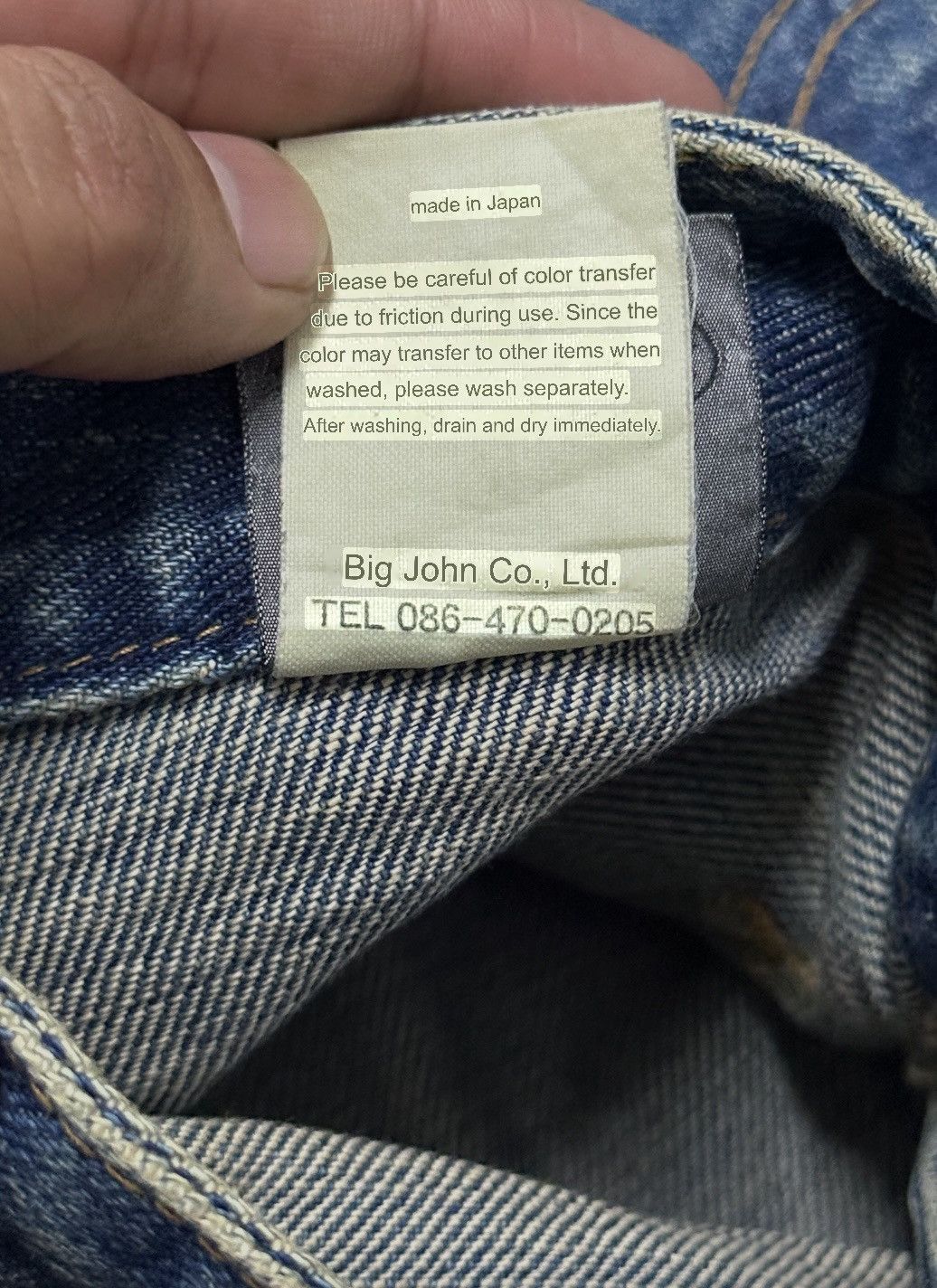 Big John × Japanese Brand × Vintage Vintage Big John Flare Bell Bottom Jean (Scovil Button) Size US 29 - 6 Thumbnail