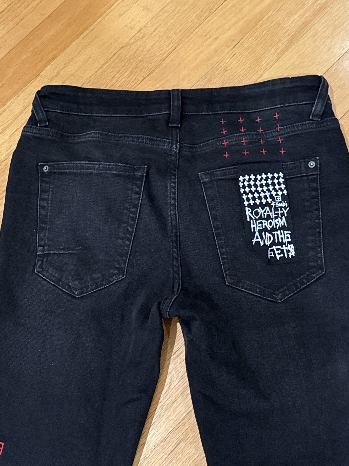Ksubi Ksubi Van Winkle Red Bottle Trashed jeans Size US 30 / EU 46 - 4 Thumbnail