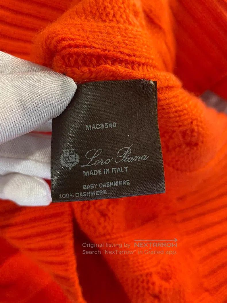 Loro Piana Loro Piana Red Cashmere Sweater Size XS / US 0-2 / IT 36-38 - 3 Thumbnail