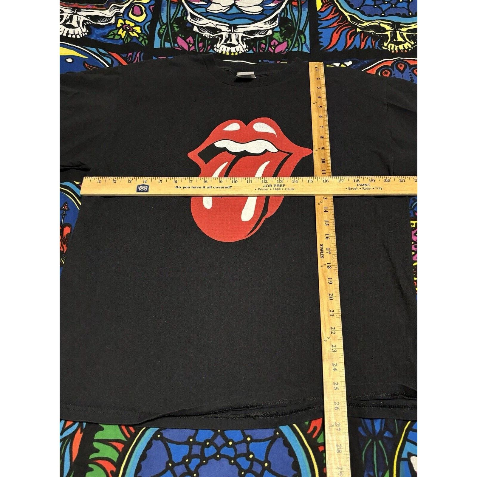 Other vintage rolling stones black large tongue T-shirt Size L Size US L / EU 52-54 / 3 - 6 Thumbnail