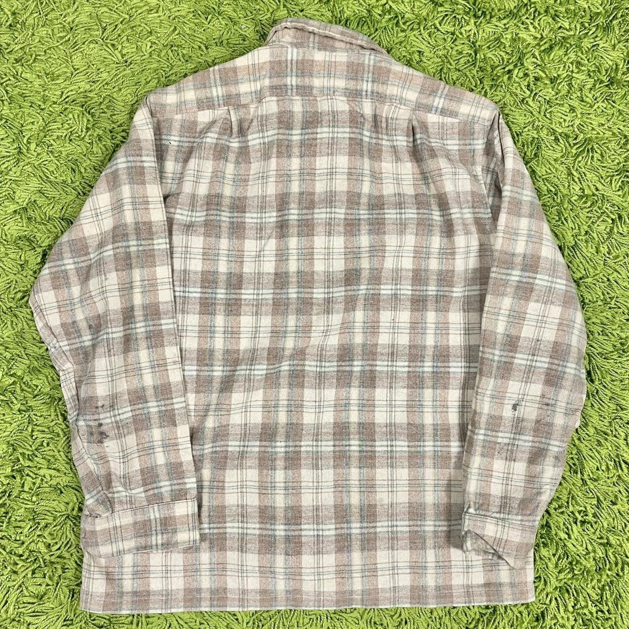 Pendleton × Vintage Vintage 60s Wool Pendleton Flannel Shirt Size US L / EU 52-54 / 3 - 4 Thumbnail