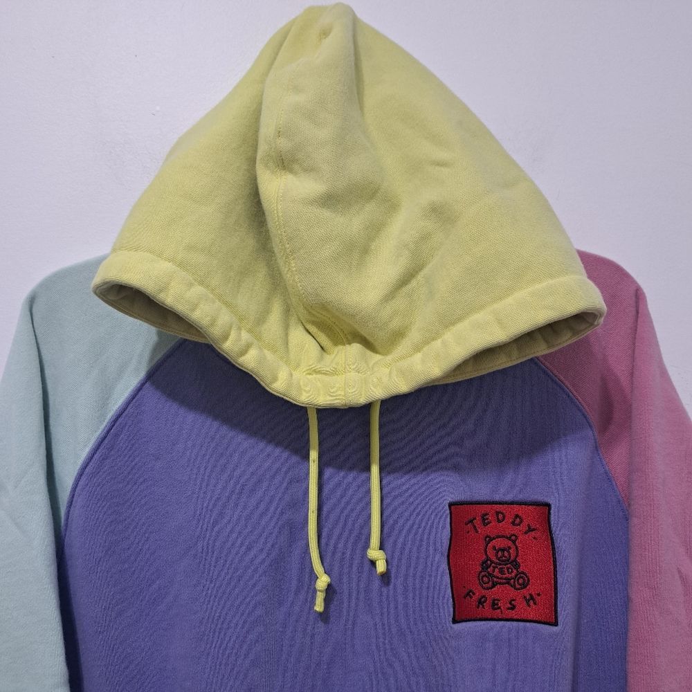Teddy Fresh Teddy Fresh Pastel Hoodie Logo Patch Retro Y2K Sweater XS Mu Size XS / US 0-2 / IT 36-38 - 10 Thumbnail