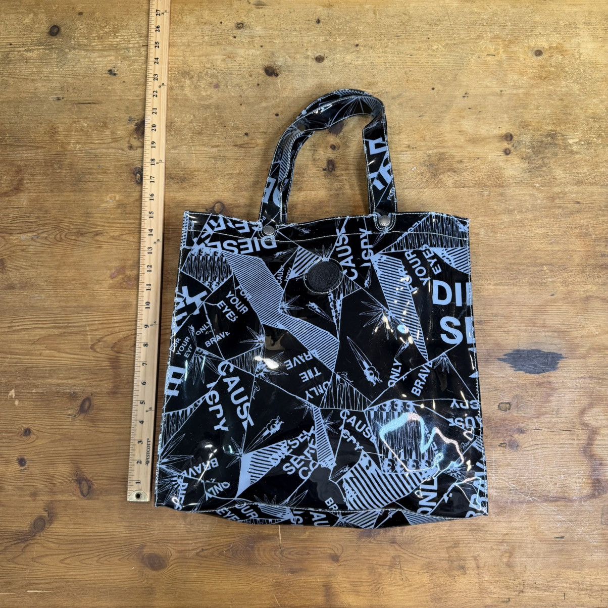 Diesel Diesel Only The Brave Coated PVC Printed Tote Bag Size ONE SIZE - 7 Thumbnail