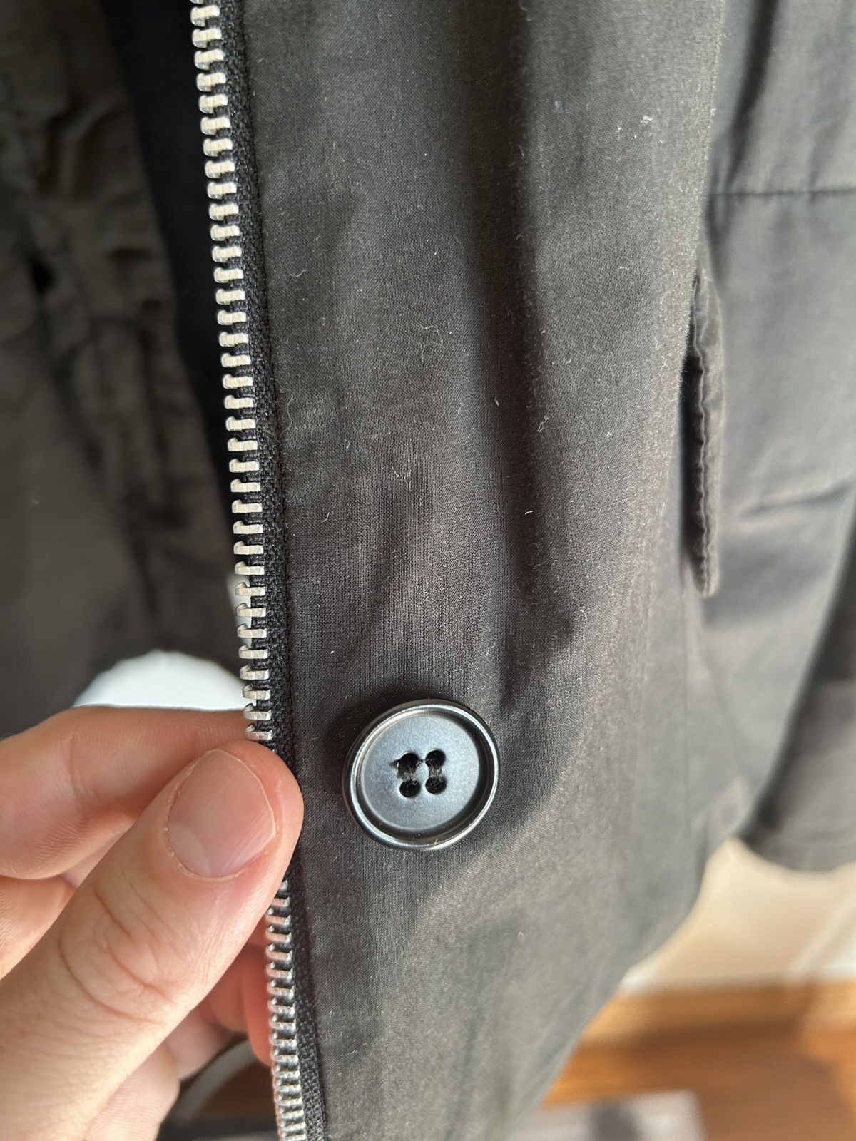 Helmut Lang 1998 Hybrid Button/Zip Jacket Size US L / EU 52-54 / 3 - 4 Thumbnail