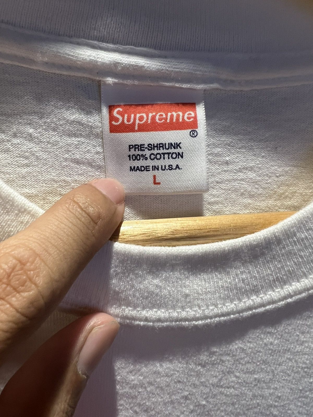 Supreme 2012 FNF UNRELEASED SUPREME PURPLE ON WHITE BOX LOGO Size US L / EU 52-54 / 3 - 3 Thumbnail