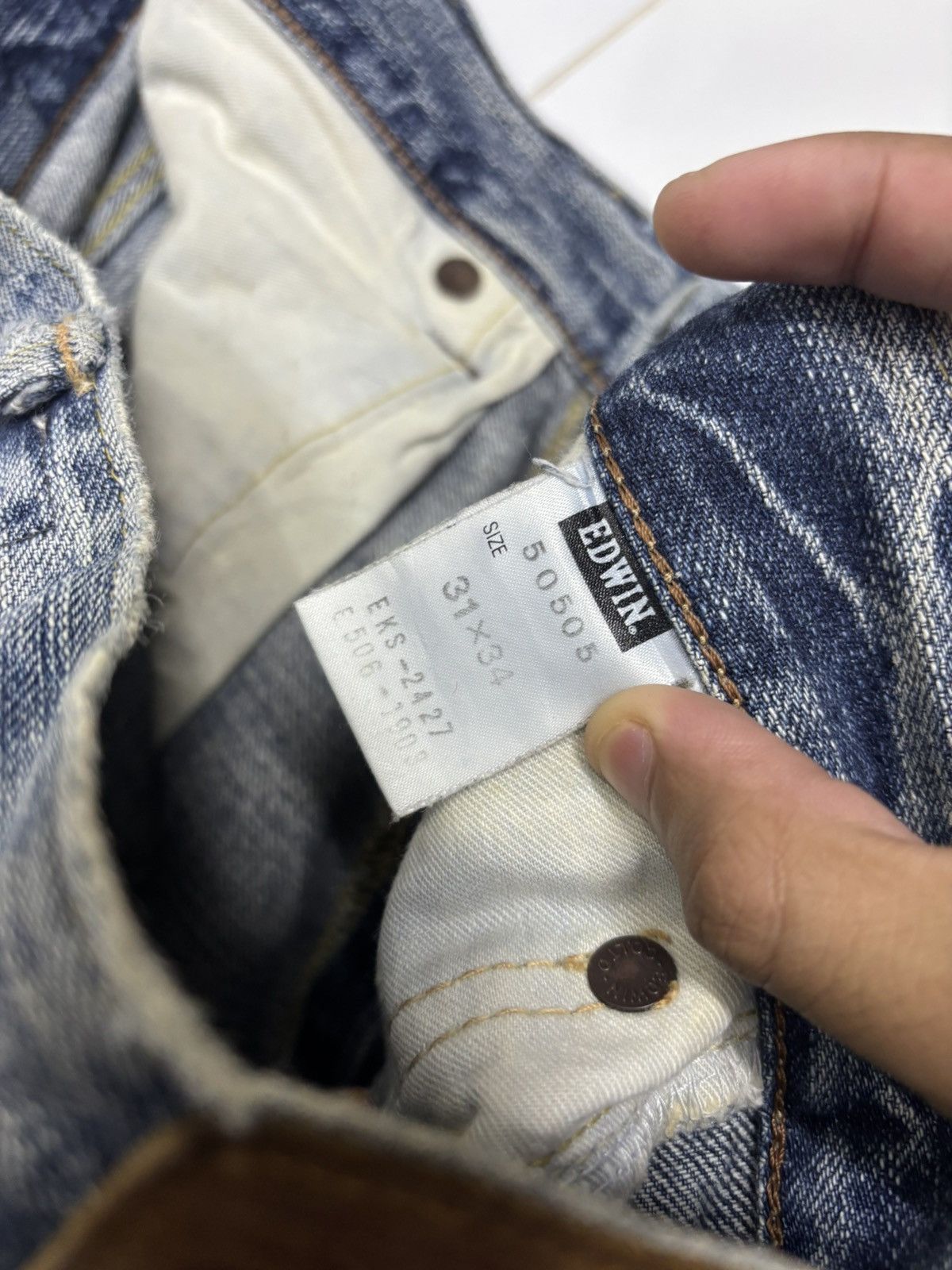 Vintage Edwin 505 Made In Japan Selvedge Jeans Baggy Jeans