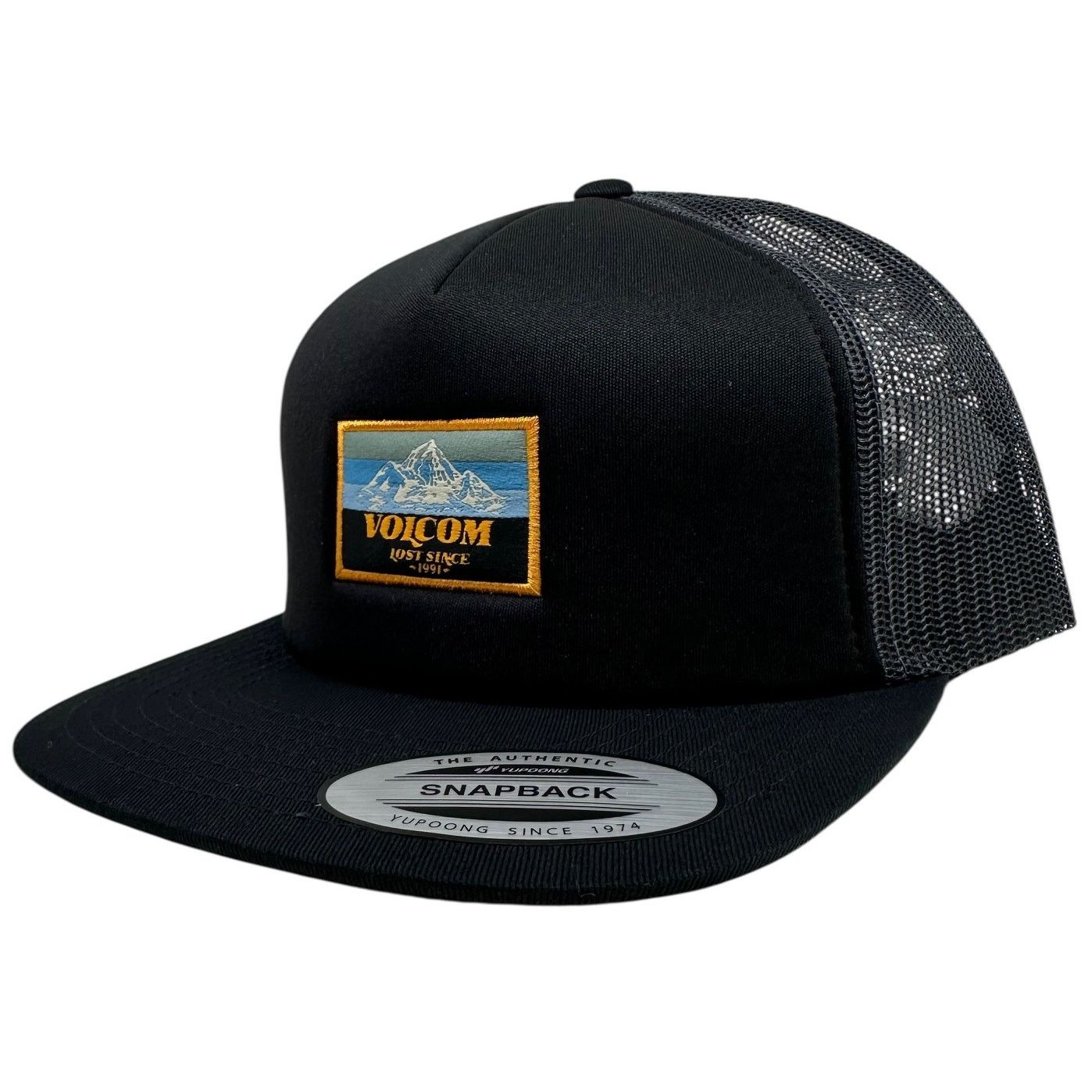 Volcom Volcom Men's Trucker Hat Mile Marker Flat Bill Snapback Cap Size ONE SIZE - 1 Thumbnail