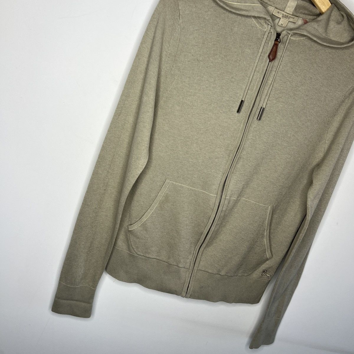 Burberry × Vintage Burberry Vintage Wool Zip Sweater Nova Check Size M / US 6-8 / IT 42-44 - 3 Thumbnail