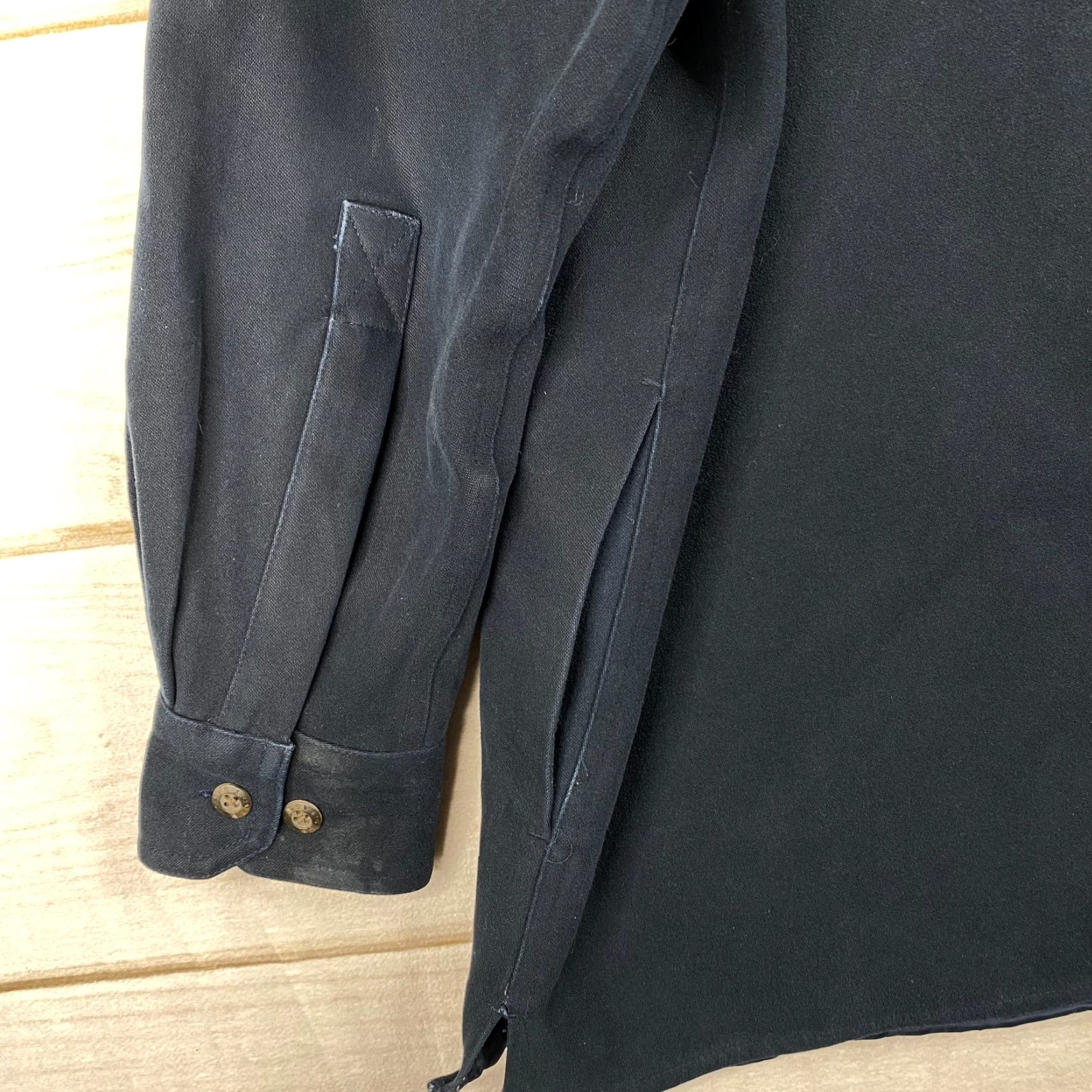 Levi's VINTAGE Levi's Mens Shacket L Navy Blue Workwear Shirt Jacket Coat Button Down 90s Y2K Size US L / EU 52-54 / 3 - 5 Thumbnail