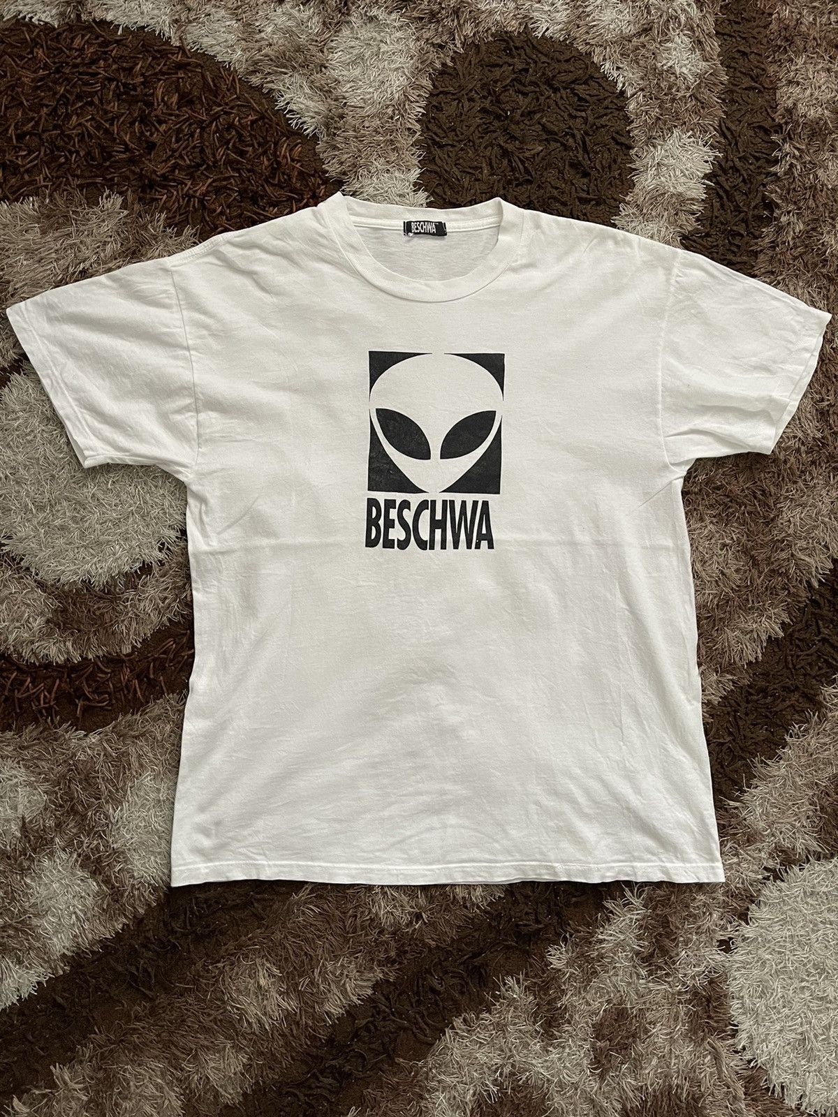 image of Beschwa Alien Workshop Tee Very in White, Men's (Size Medium)
