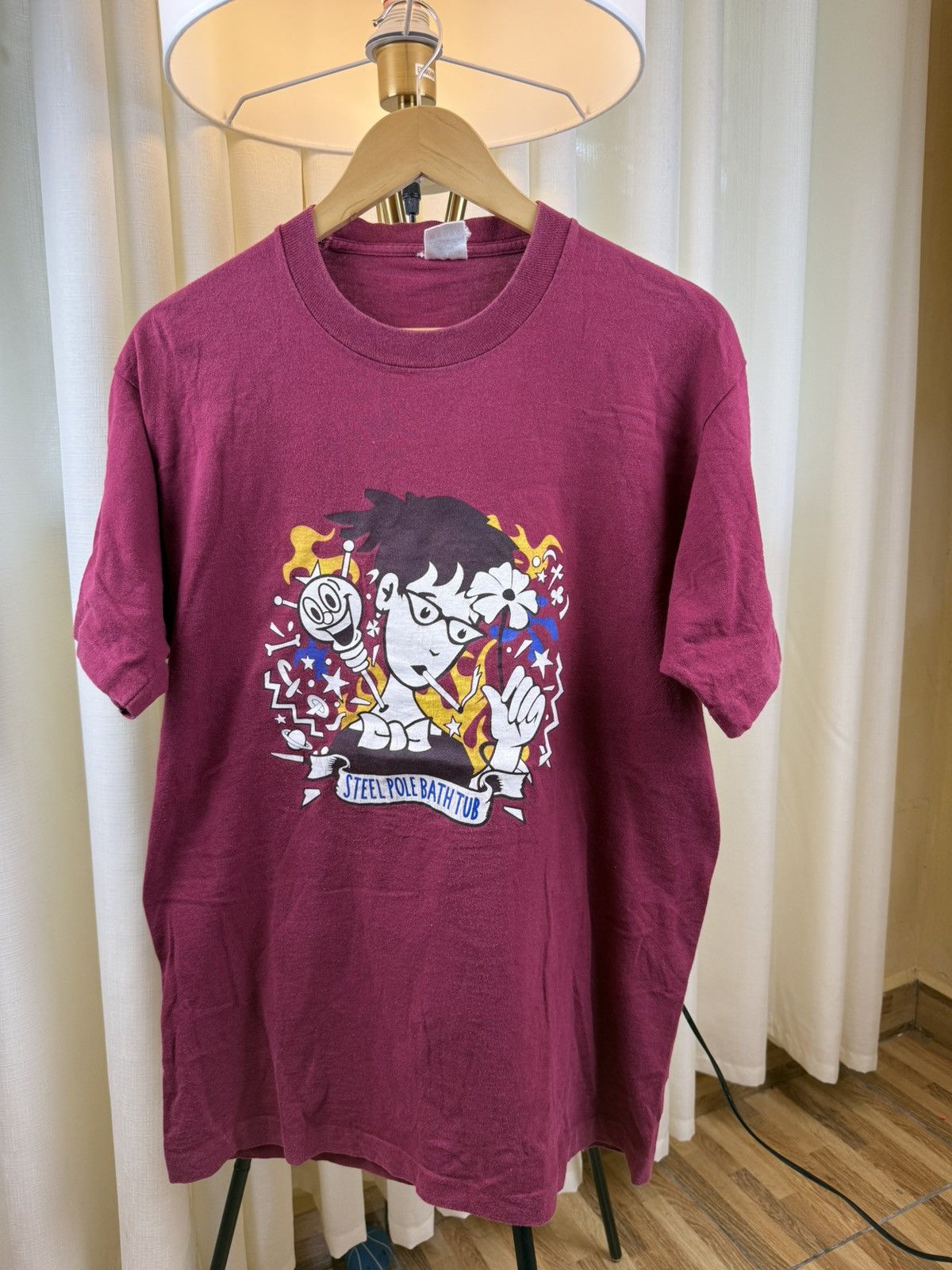 Vintage Vintage Steel Pole Bath Tub Punk Band Tee Size US L / EU 52-54 / 3 - 1 Thumbnail