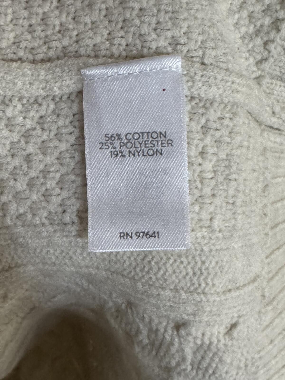Other Talbots NWT Medium Cream Cable Knit Cardigan Size M / US 6-8 / IT 42-44 - 3 Thumbnail