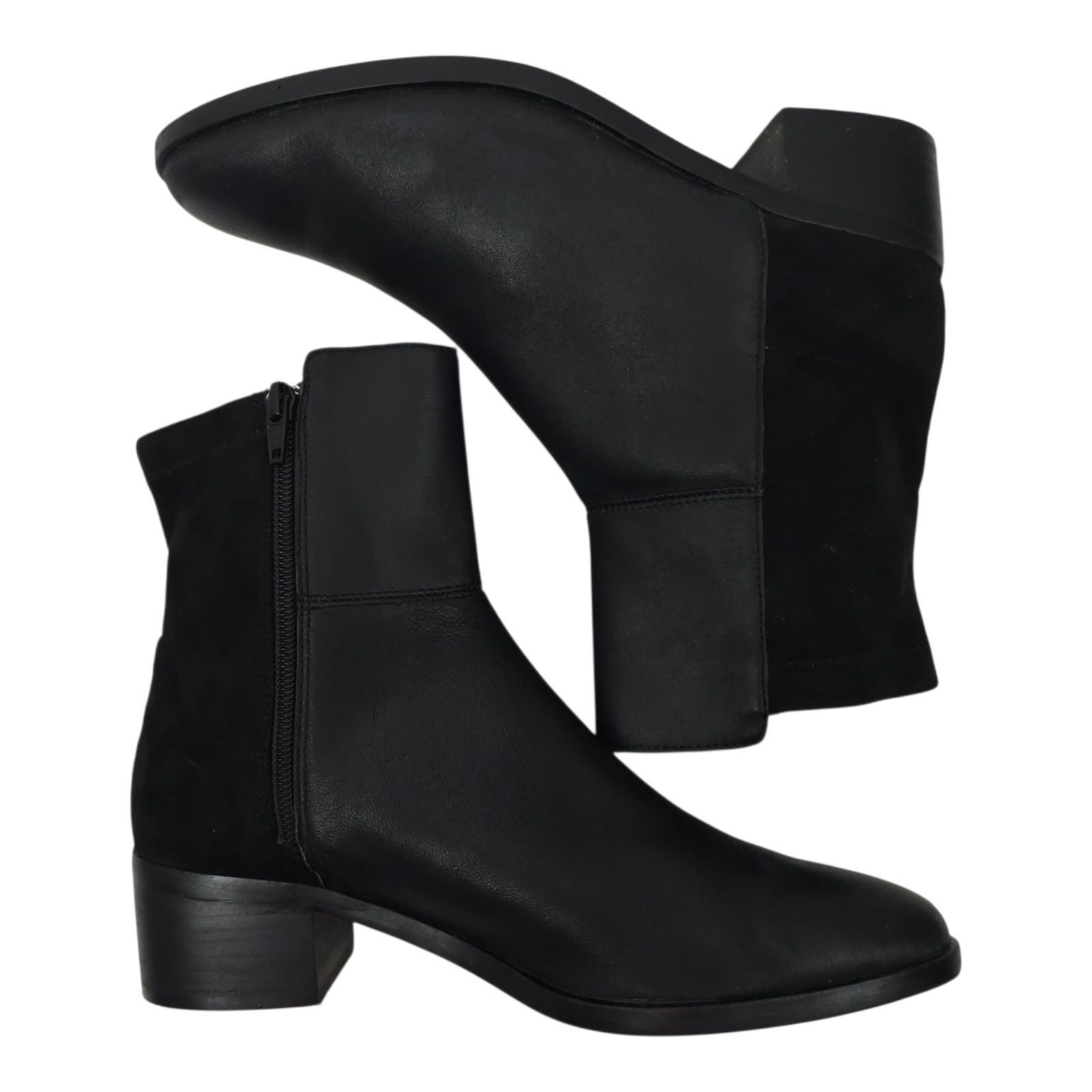 Anthropologie Anthropologie Side Zip Ankle Boots Womens 7.5 M Black Leathe Size US 7.5 / IT 37.5 - 5 Thumbnail