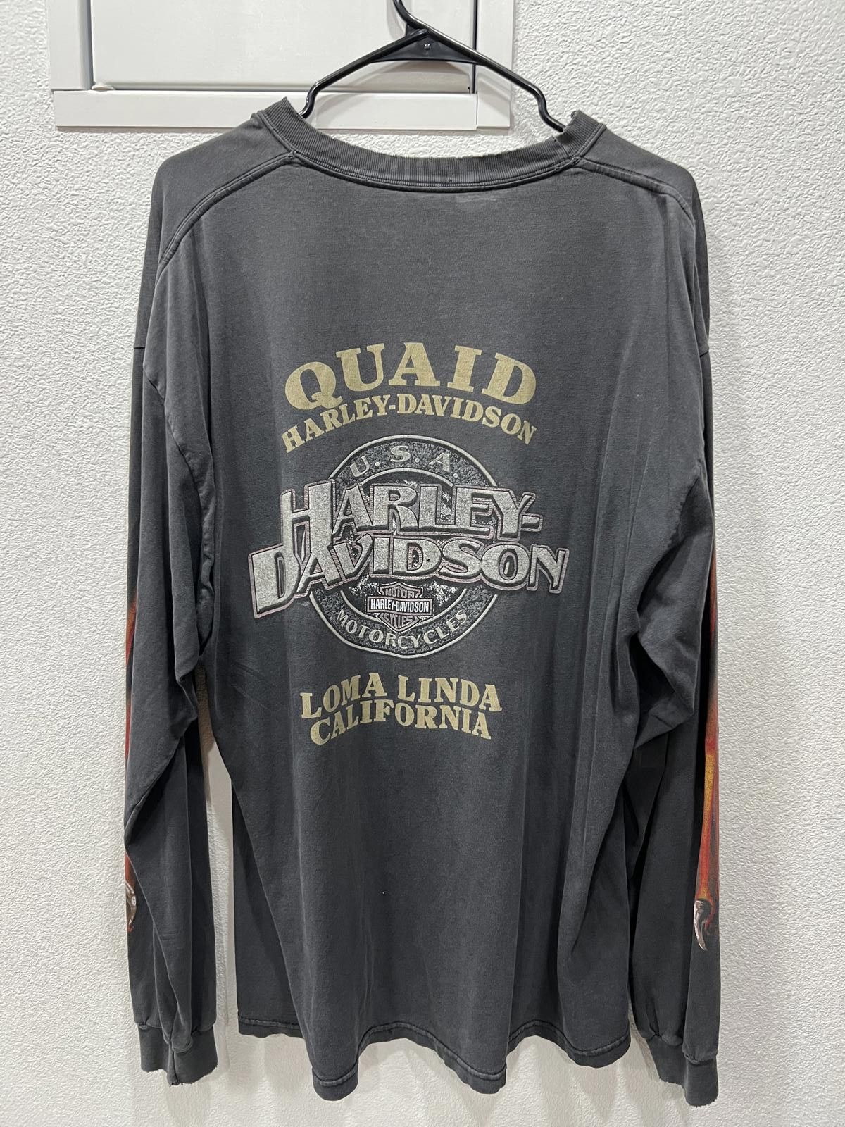 Harley Davidson Y2K Harley Davidson Talon Longsleeve Size US XL / EU 56 / 4 - 4 Thumbnail