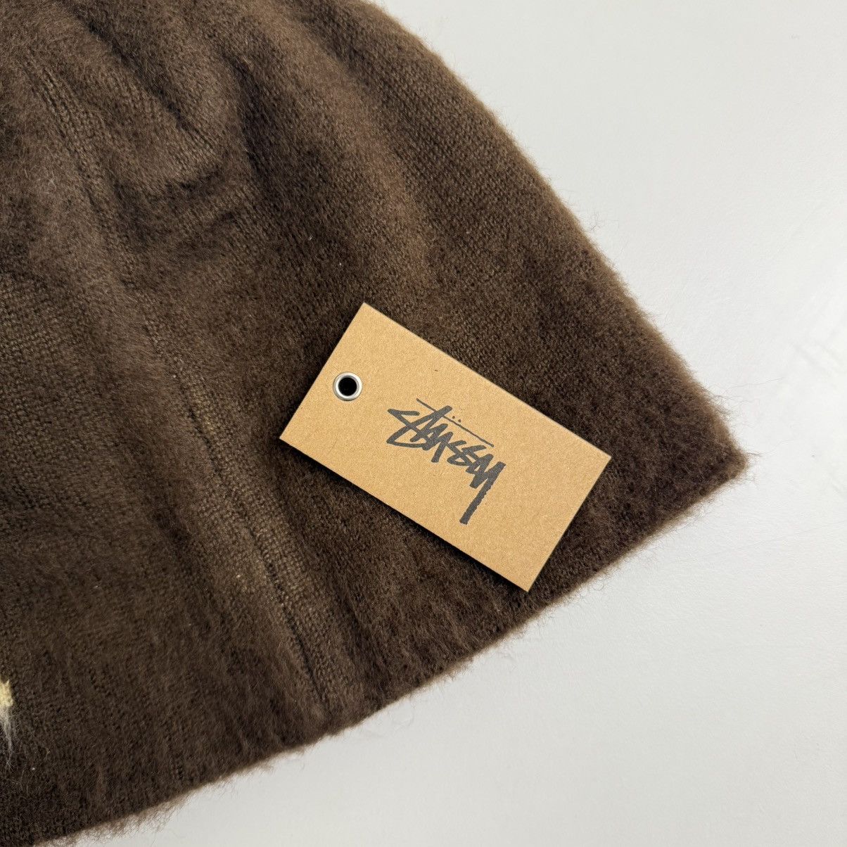 Stussy Stussy Brushed Out Stock Skullcap - Brown Beanie Hat Size ONE SIZE - 5 Thumbnail