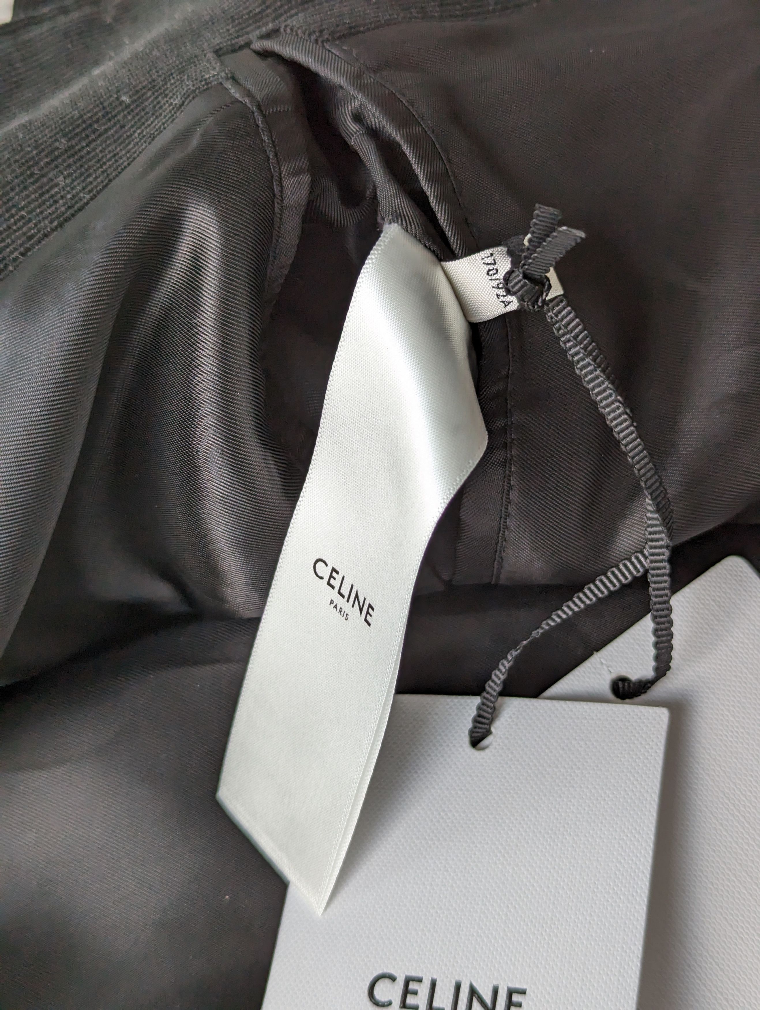 Celine BNWT CELINE BLACK CORDUROY TEDDY JACKET BOMBER SIZE 50 Size US M / EU 48-50 / 2 - 4 Thumbnail