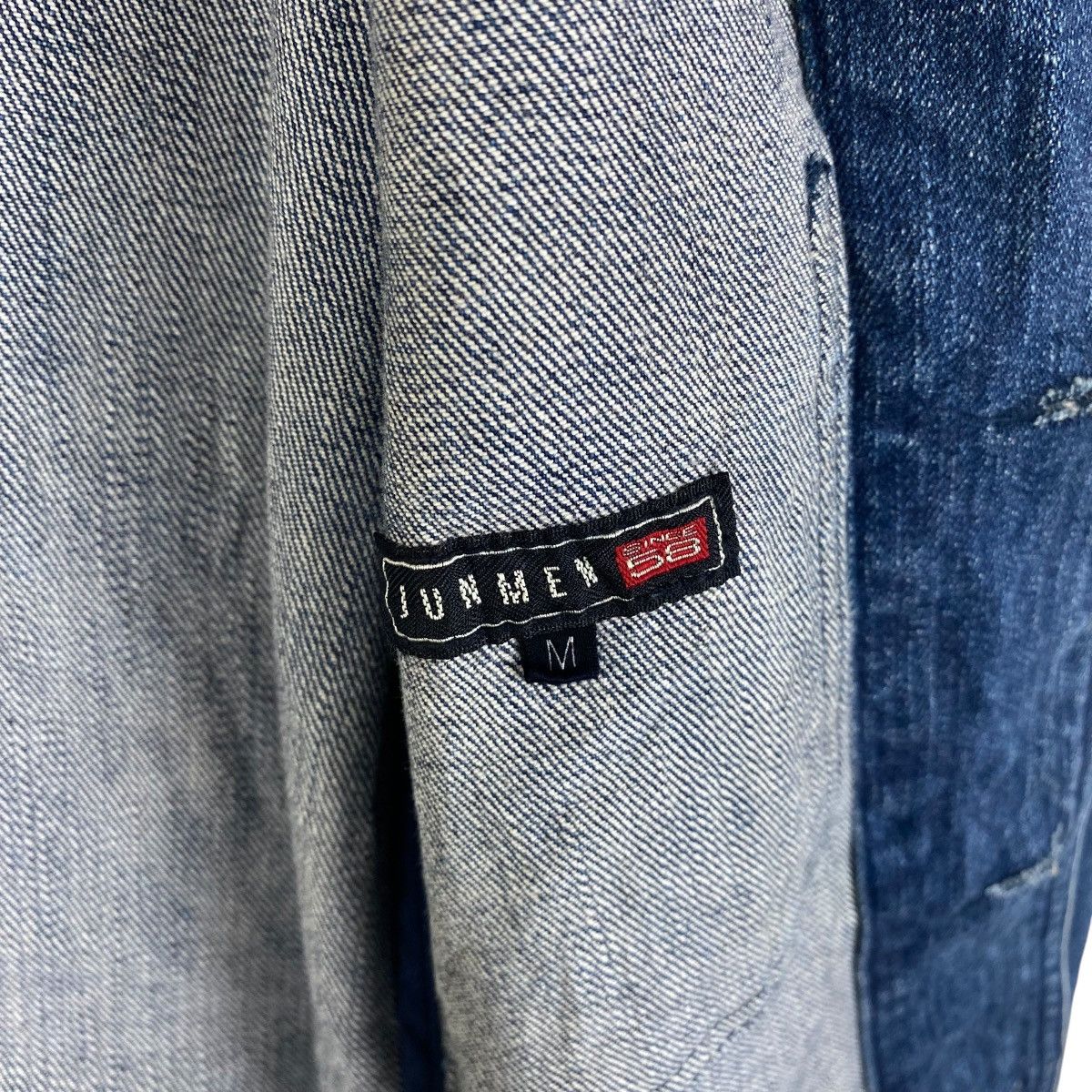 Japanese Brand Vintage JUN MEN Japanese Brand Denim Jeans Coat Jacket Size US M / EU 48-50 / 2 - 7 Thumbnail