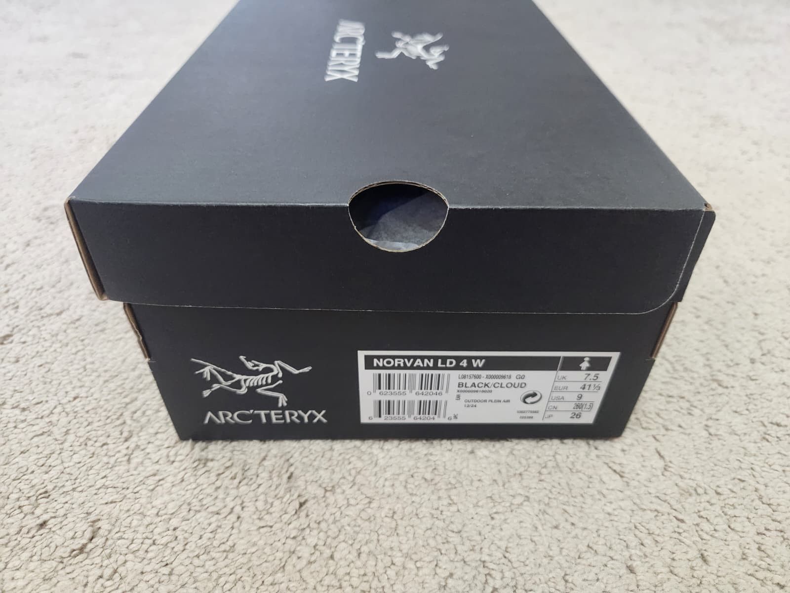 Arc'teryx Arc’teryx Norvan LD 4 W Black W9 Trail Shoes Size US 9 / IT 39 - 9 Thumbnail