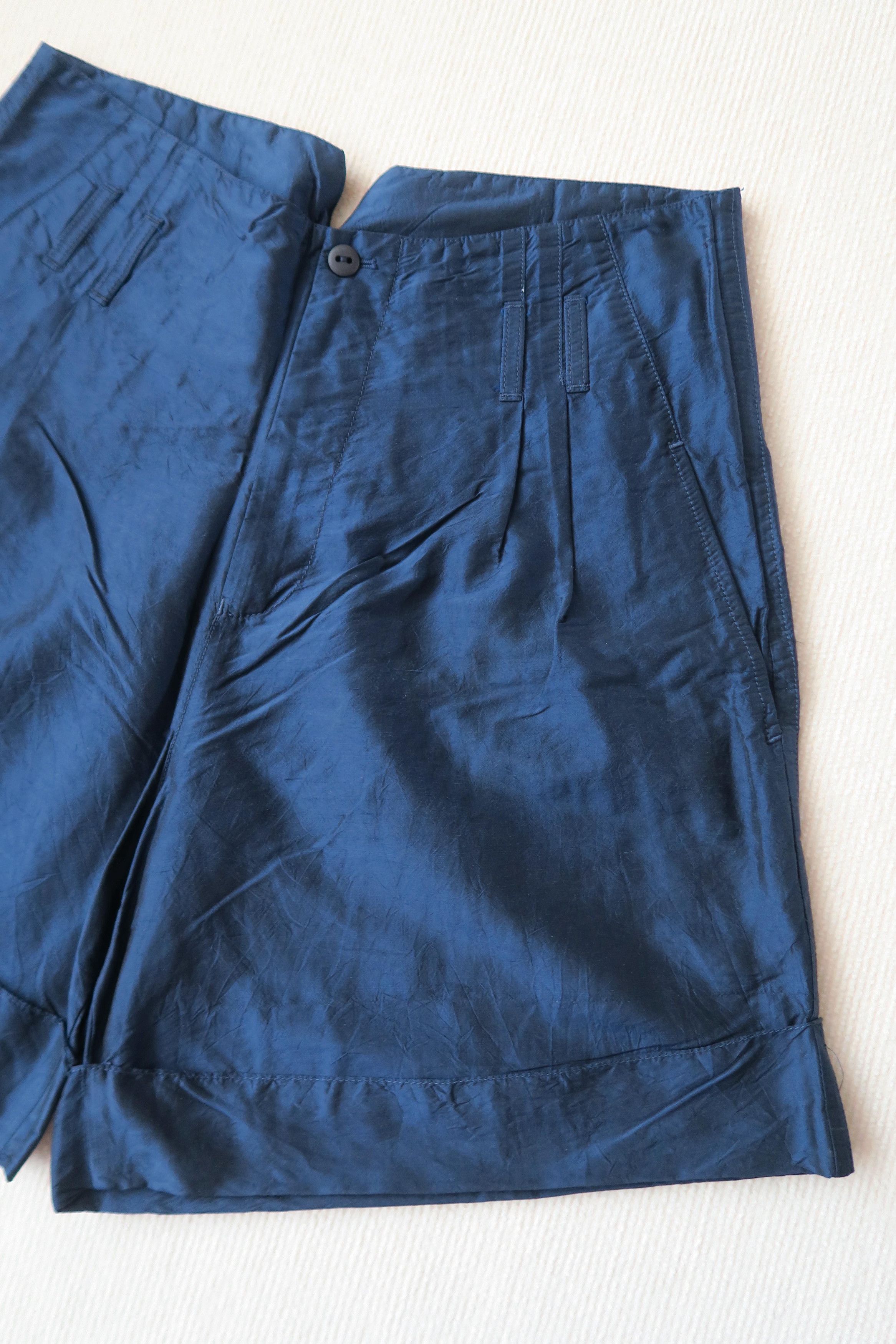 Emporio Armani Emporio Armani Blue Line Runway Silk Shorts Size US 34 / EU 50 - 3 Thumbnail