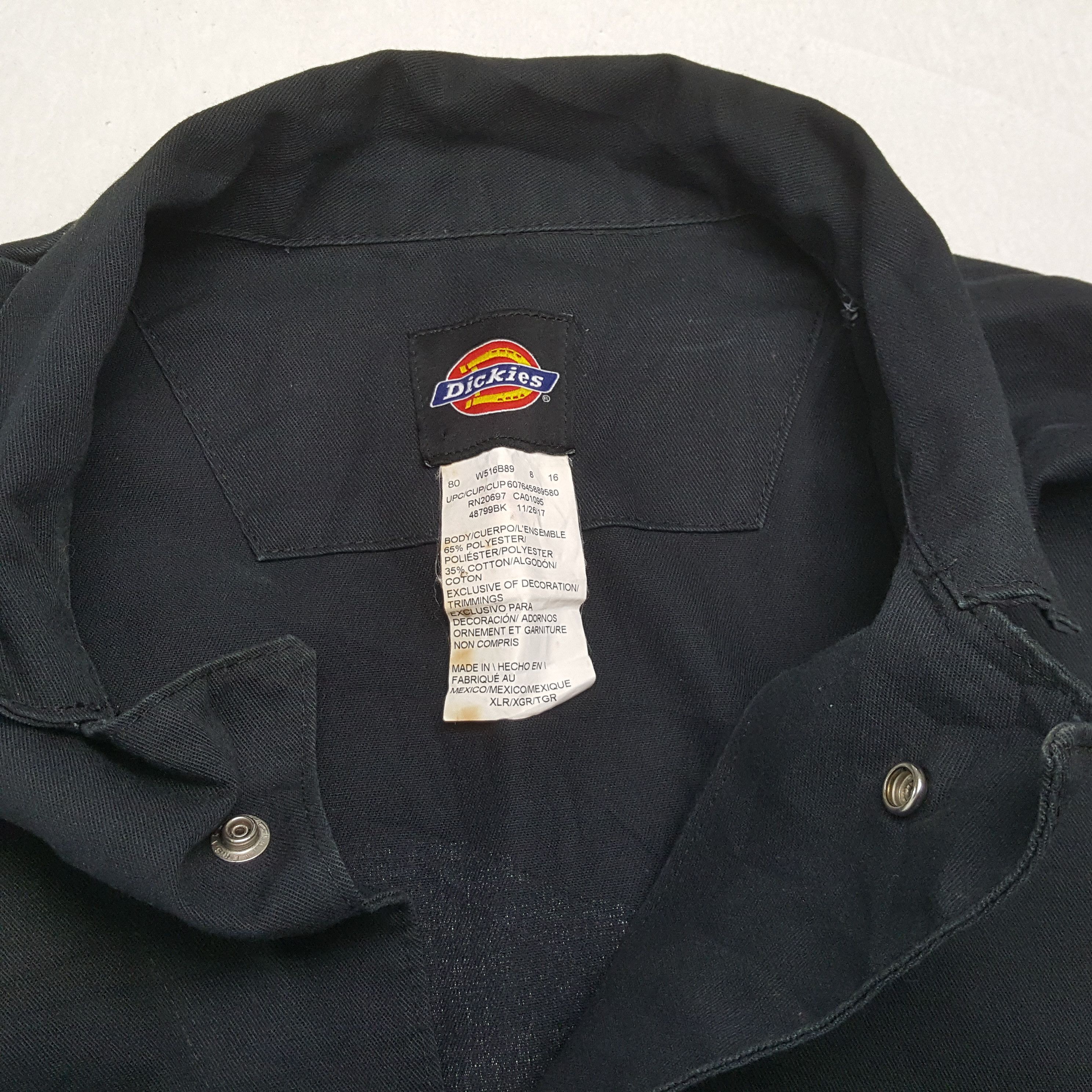 Dickies × Vintage DICKIES X Custom Art SKULL Design Coverall Jacket Size US L / EU 52-54 / 3 - 14 Thumbnail