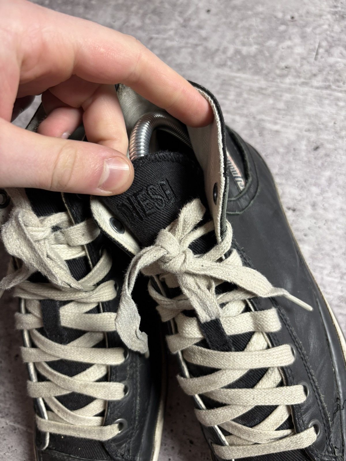 Diesel Vintage Leather Diesel Sneakers Size US 6.5 / EU 39-40 - 8 Thumbnail
