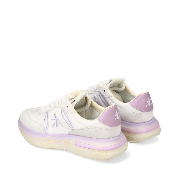 Premiata o1B3y1r0426 Cassie Sneakers in White/Purple Size US 6 / IT 36 - 4 Thumbnail