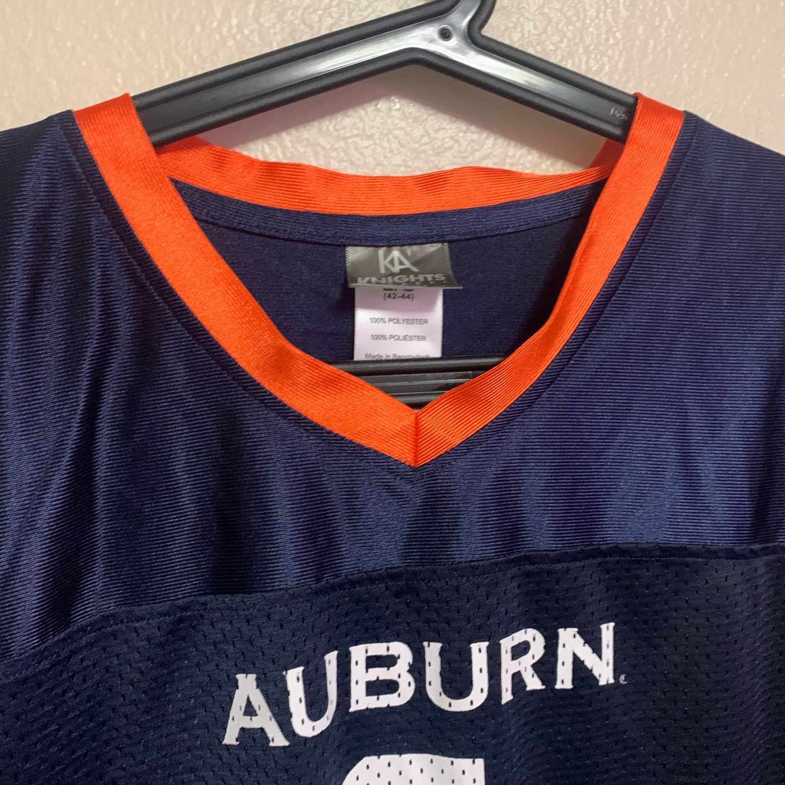 NCAA Auburn #1 Tigers Team Football Jersey Mens Size L Size US L / EU 52-54 / 3 - 4 Thumbnail