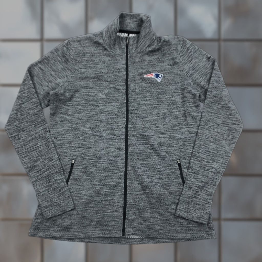 Nike VINTAGE Nike Golf New England Patriots Full Zip Activewear Jacket Womens Heather Grey XL Size XL / US 12-14 / IT 48-50 - 1 Thumbnail