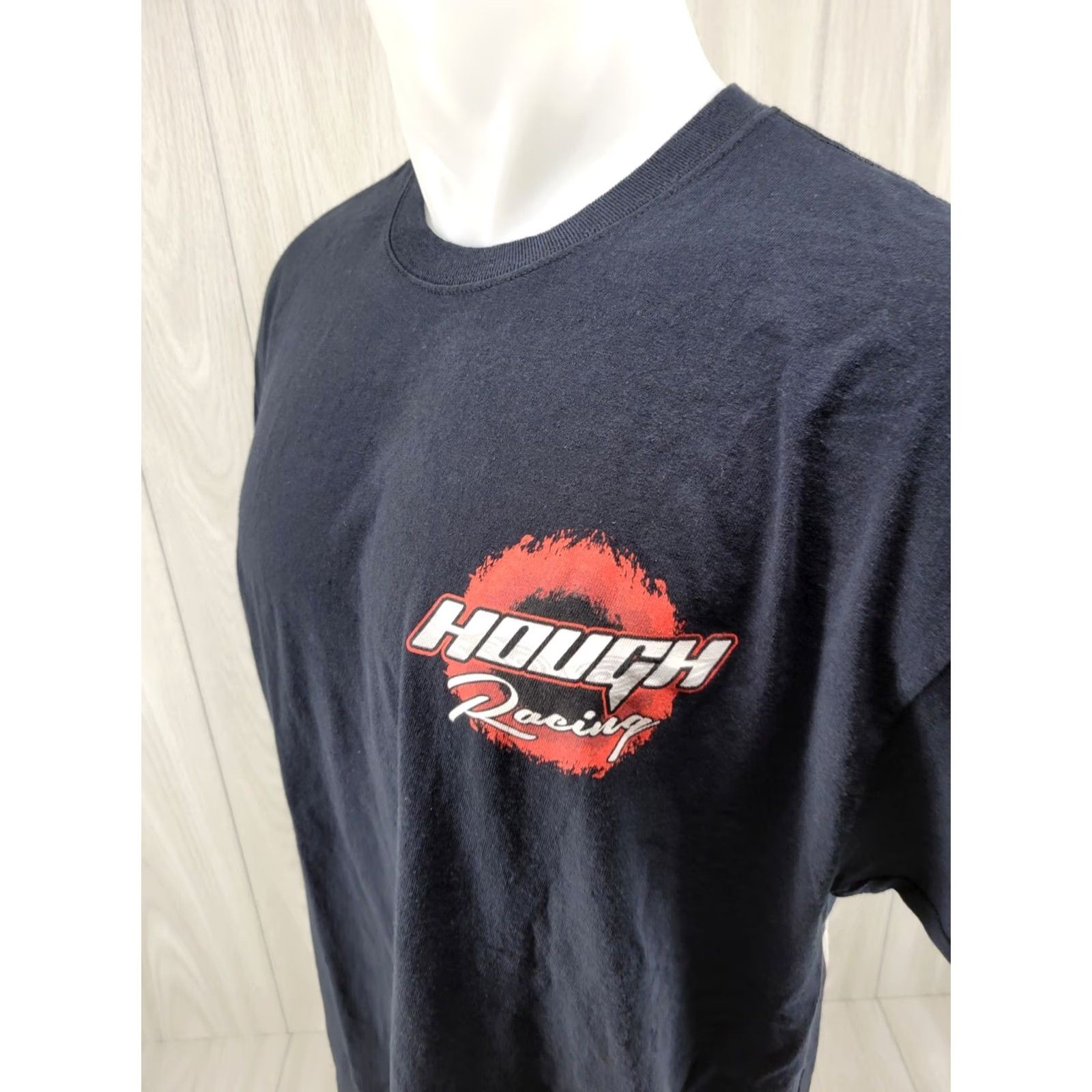 Gildan VINTAGE Brian Hough Racing Tee XL Black Shirt Mens 90s Sports T-Shirt Crew Neck Short Sleeve Gildan Size US XL / EU 56 / 4 - 4 Thumbnail