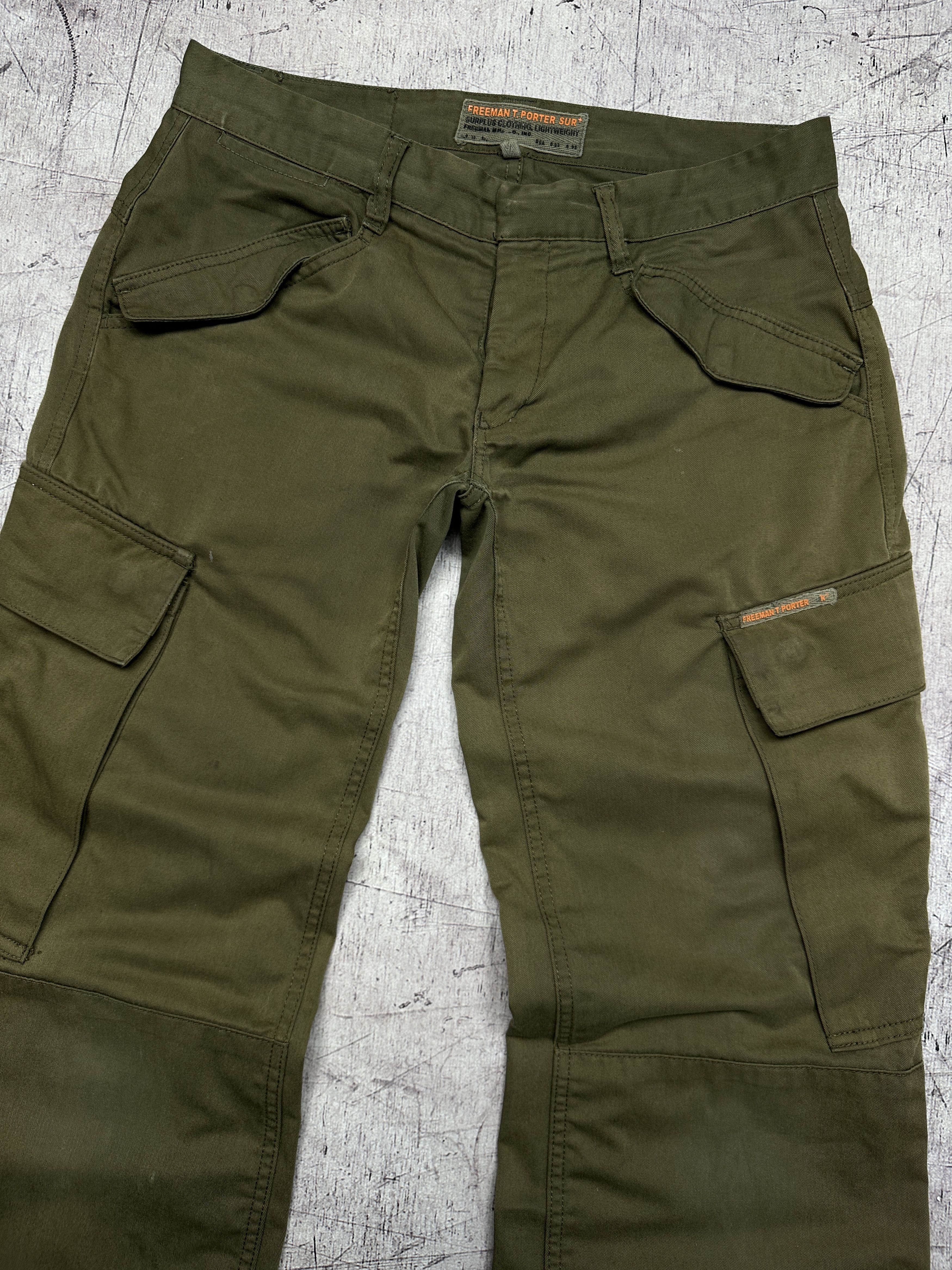 Freeman T. Porter Freeman T. Porter Mens Workwear Military Cargo Pants Size US 32 / EU 48 - 2 Thumbnail