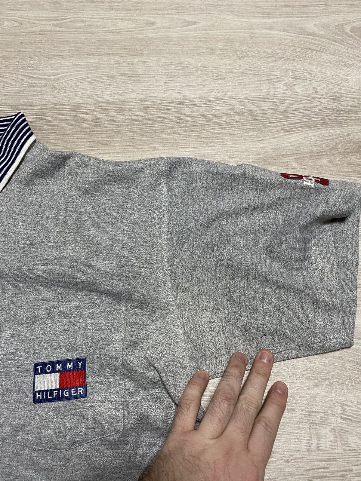 Tommy Hilfiger Vintage Polo Tommy Hilfiger Athletics style Myke Tyson 90’s Size US L / EU 52-54 / 3 - 9 Thumbnail