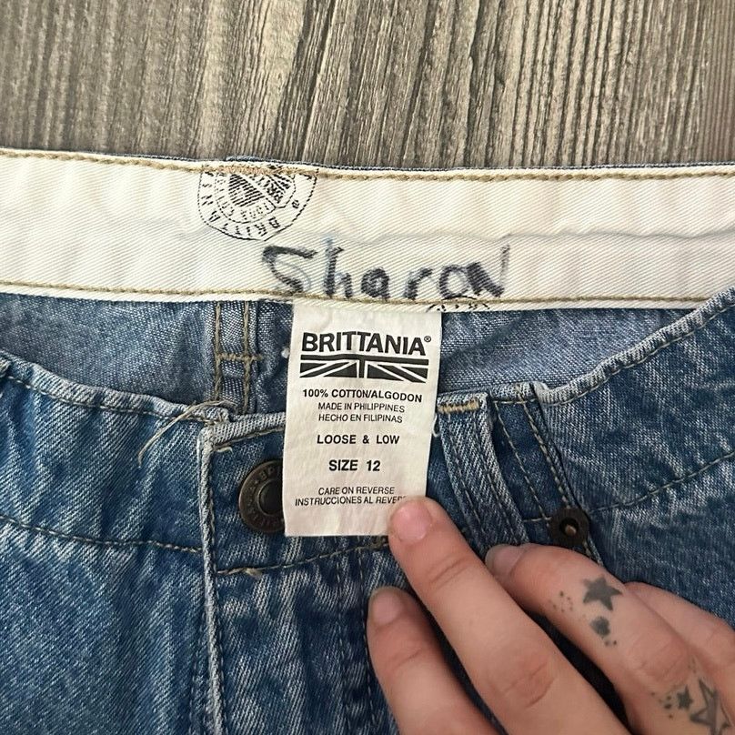 Other brittania blue jean denim shorts Size 34" / US 12 / IT 48 - 2 Thumbnail