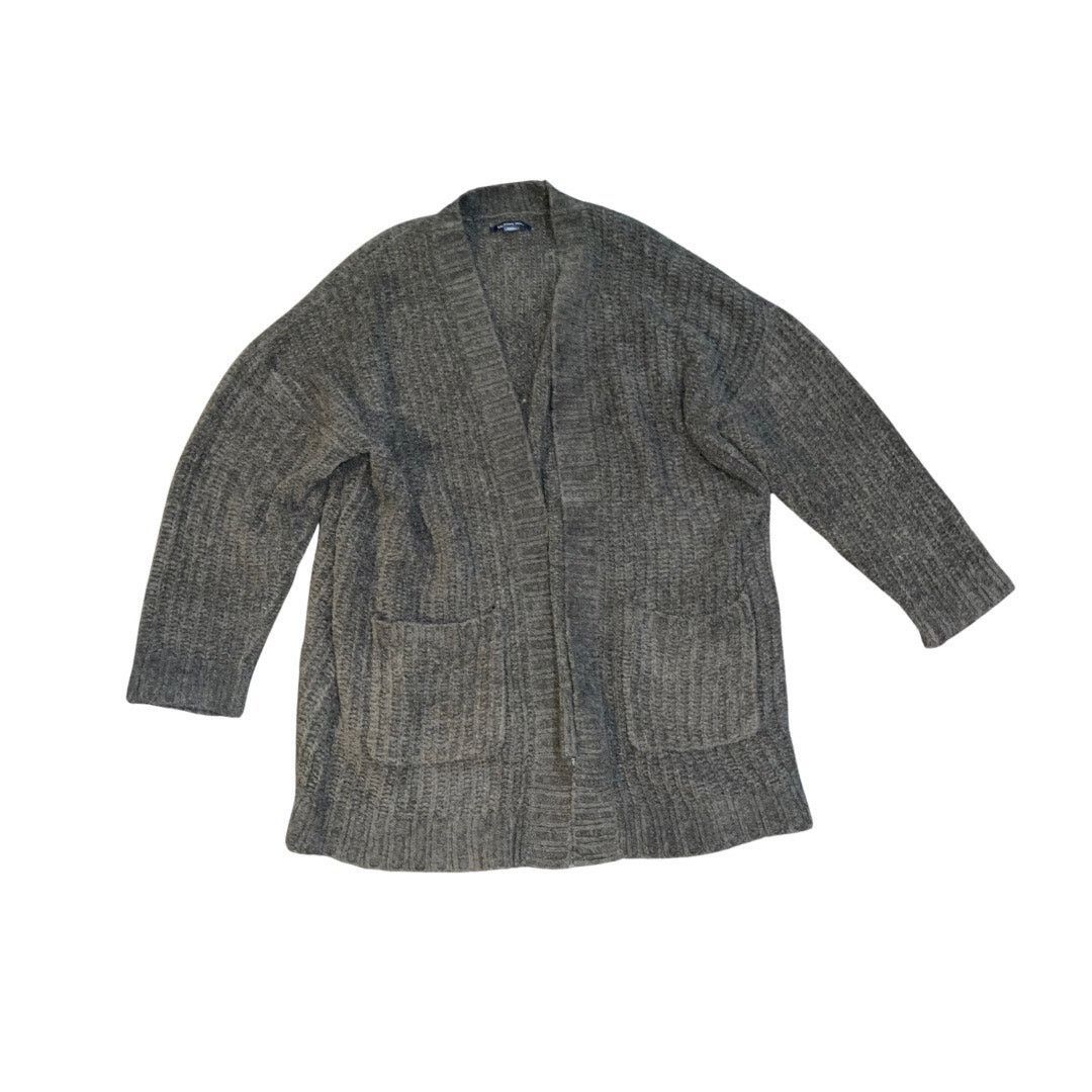 American Eagle Outfitters Olive Green Open Front Chunky Knit Cardigan Pockets Medium Size M / US 6-8 / IT 42-44 - 1 Thumbnail