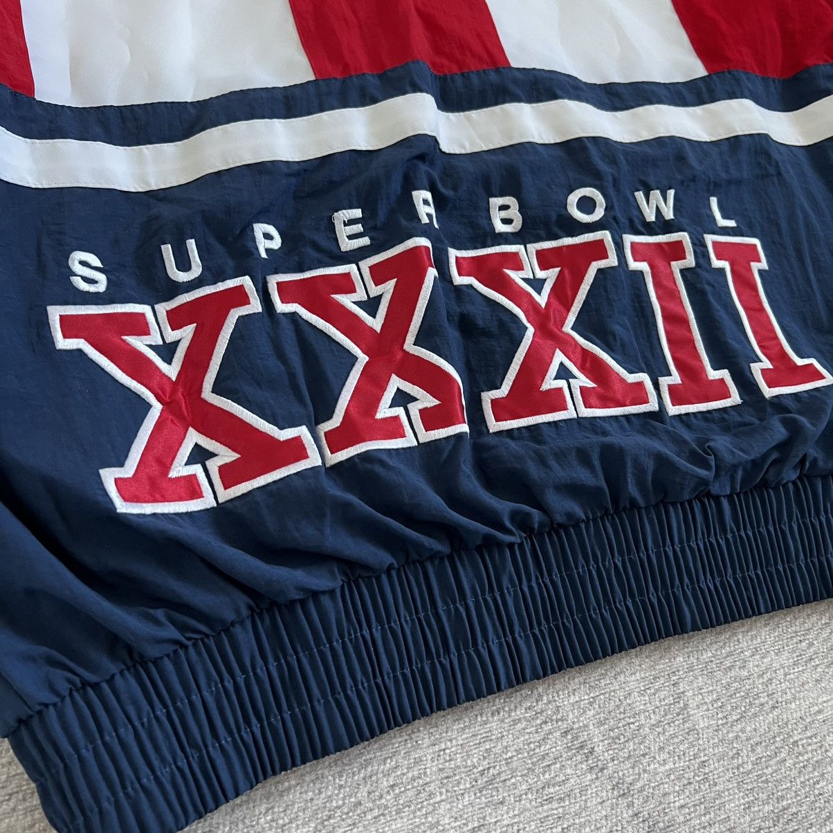 Logo Athletic Vintage 1990s Logo Athletic Football Super Bowl XXXII Jacket Size US M / EU 48-50 / 2 - 7 Thumbnail