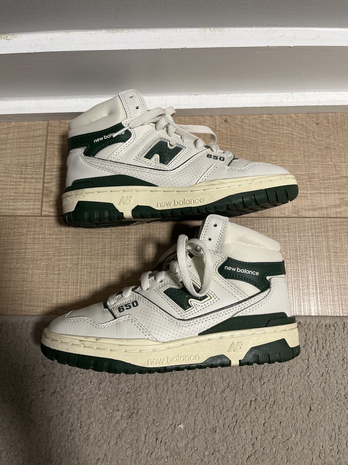 New Balance ALD / New Balance 650R “White Green” Size US 5 / EU 37 - 2 Thumbnail