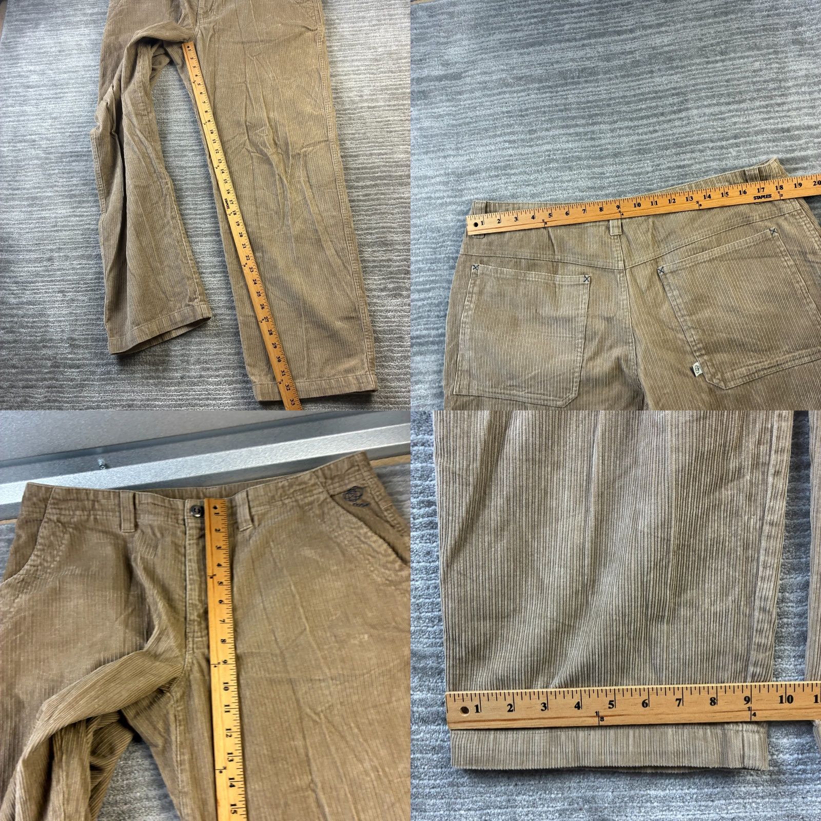Patagonia Patagonia Pants Mens 36 Beige Corduroy Straight Leg 5-Pocket Regular Rise Nylon? No, Cotton Beige Italy? Size US 36 / EU 52 - 8 Thumbnail