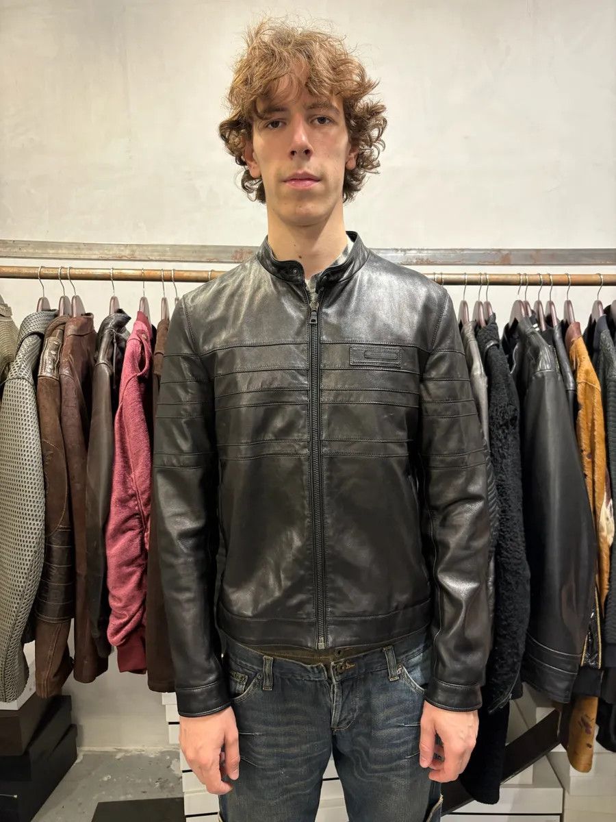 Prada AW2007 Prada Black Biker Premium Leather Jacket Size US M / EU 48-50 / 2 - 3 Thumbnail