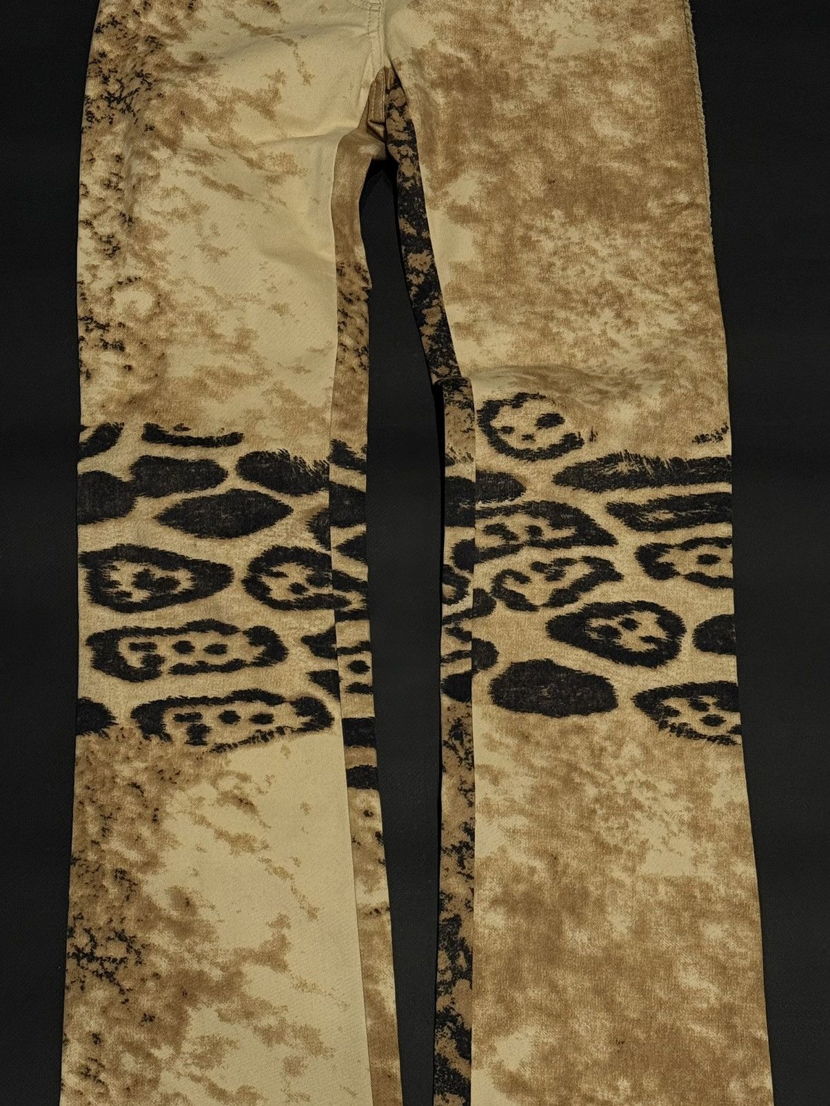 Roberto Cavalli Roberto Cavalli Overprint Flared Pants Size US 29 - 4 Thumbnail