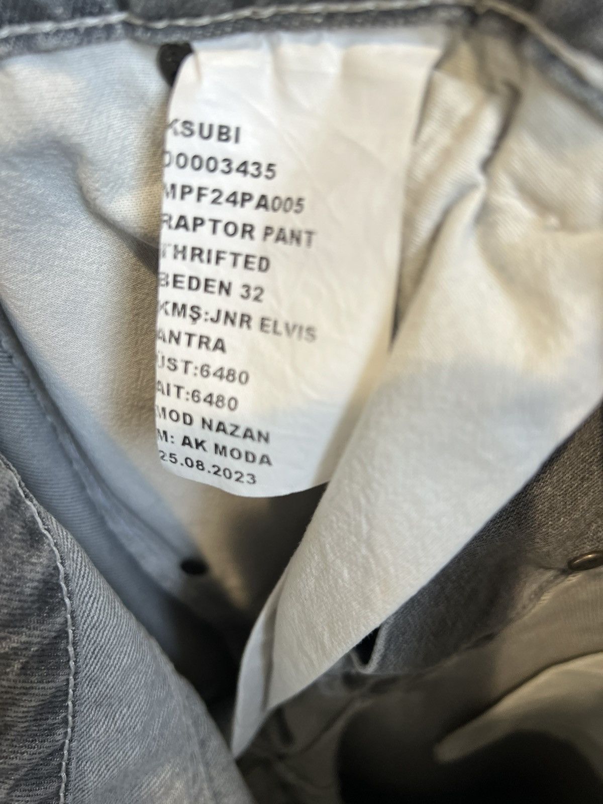 Ksubi SAMPLE Ksubi raptor pants denim jeans Size US 32 / EU 48 - 3 Thumbnail