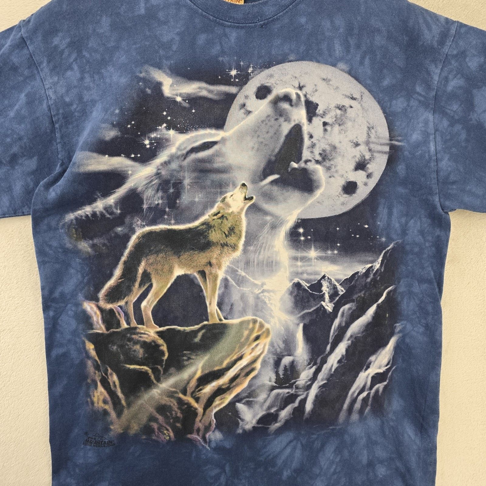 The Mountain Vintage The Mountain Wolf Howling Moon Shirt Large 2002 Y2K Size US L / EU 52-54 / 3 - 2 Thumbnail