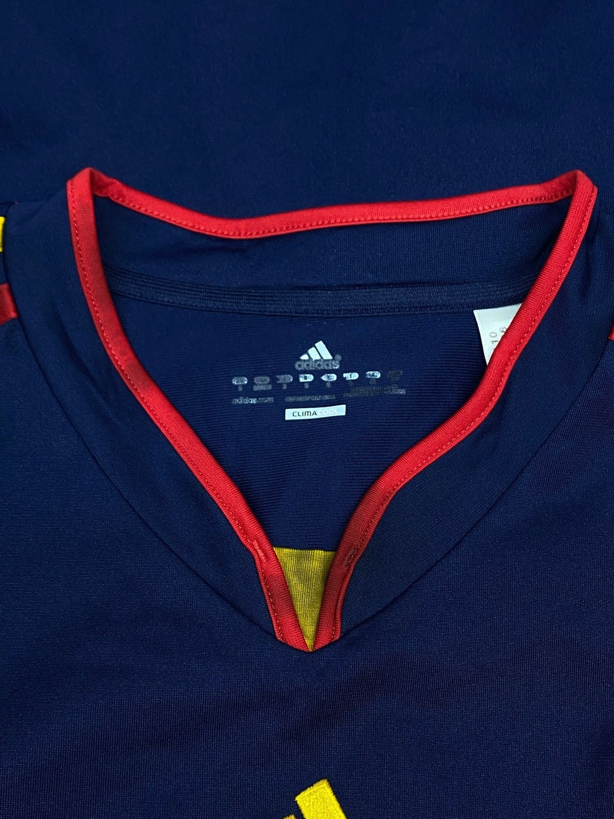 Adidas Adidas #7 David Villa Spain 2010 Away Football Shirt Jersey Size US S / EU 44-46 / 1 - 15 Thumbnail
