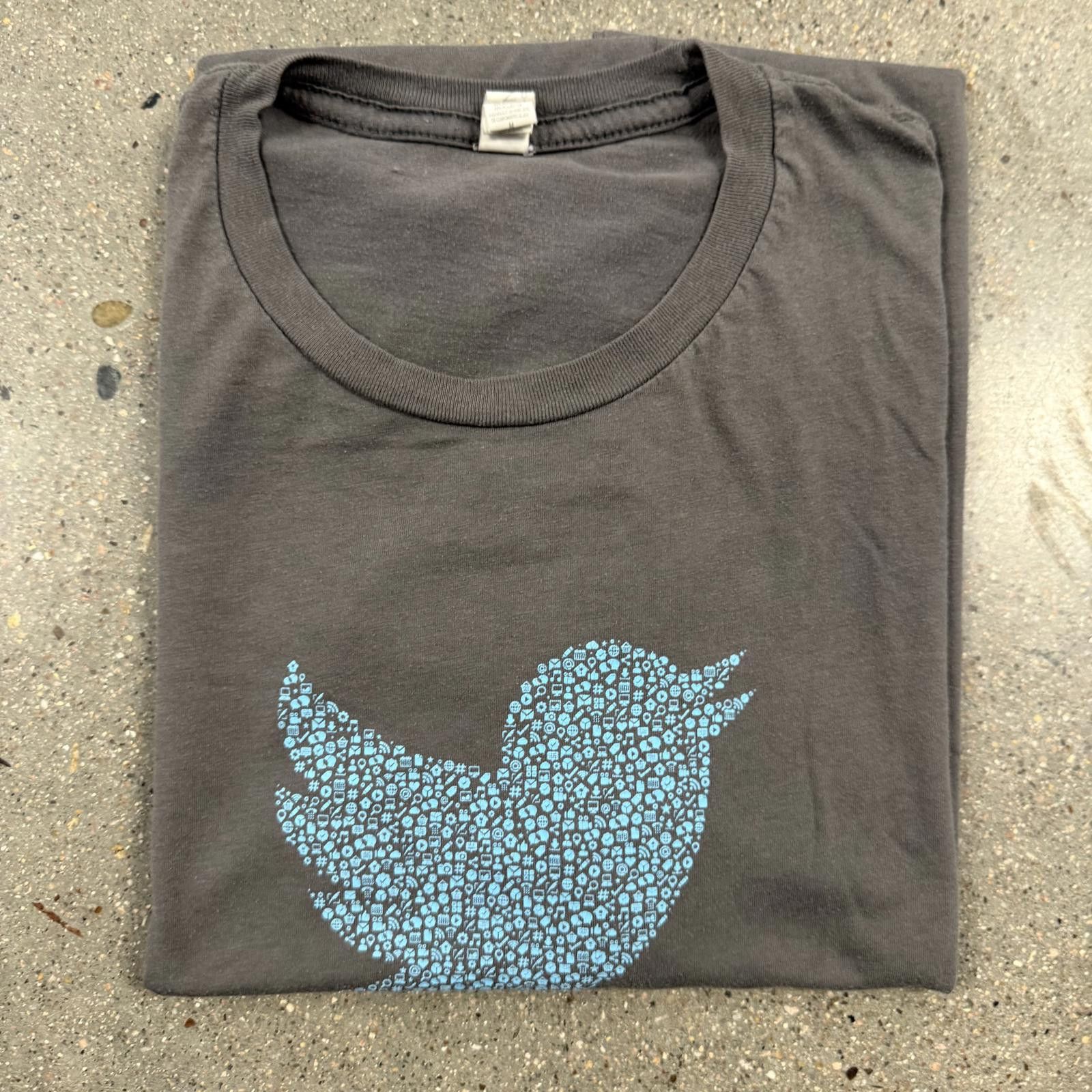 Designer Twitter Dev Team Bird Logo Rare Employee T-Shirt - M Size US M / EU 48-50 / 2 - 9 Thumbnail