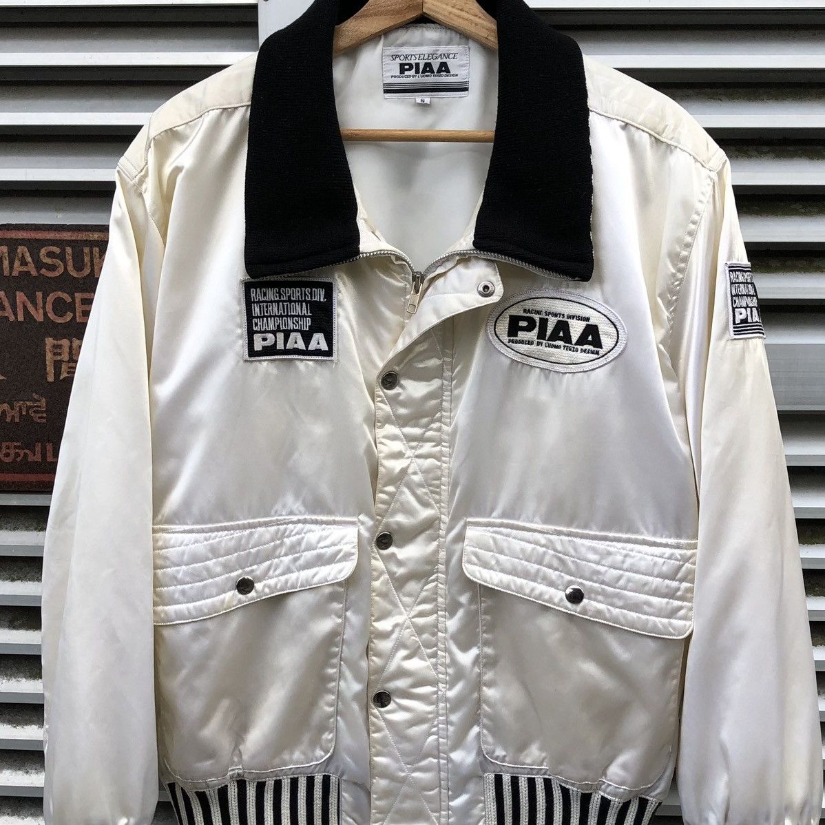 Sports Specialties VTG PIAA Motor Sports Racing Bomber Jacket by L’uomo Terzo Size US M / EU 48-50 / 2 - 3 Thumbnail