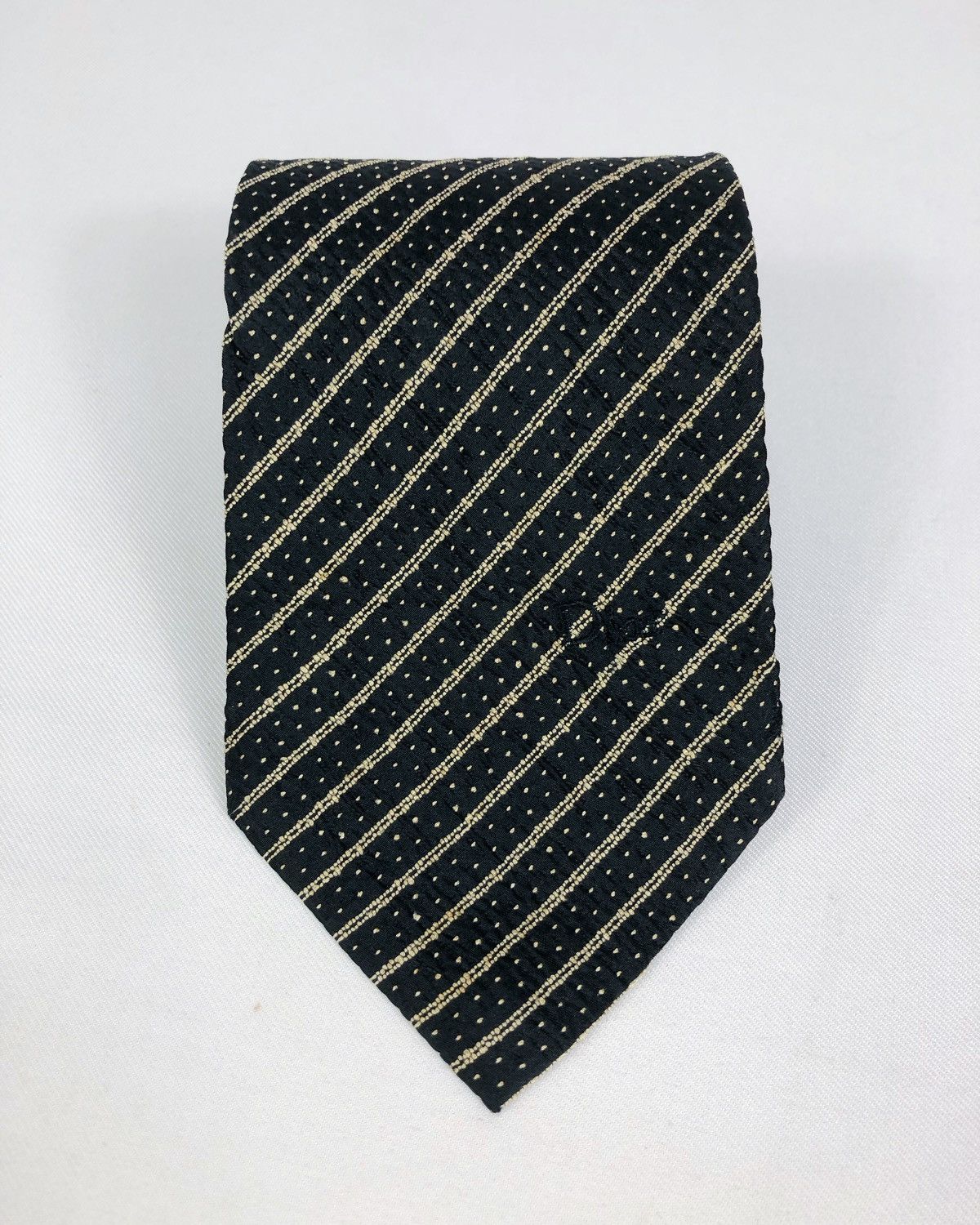 Christian Dior Monsieur Rare Vintage Christian Dior Monsieur Stripes Silk Tie Size ONE SIZE - 1 Thumbnail