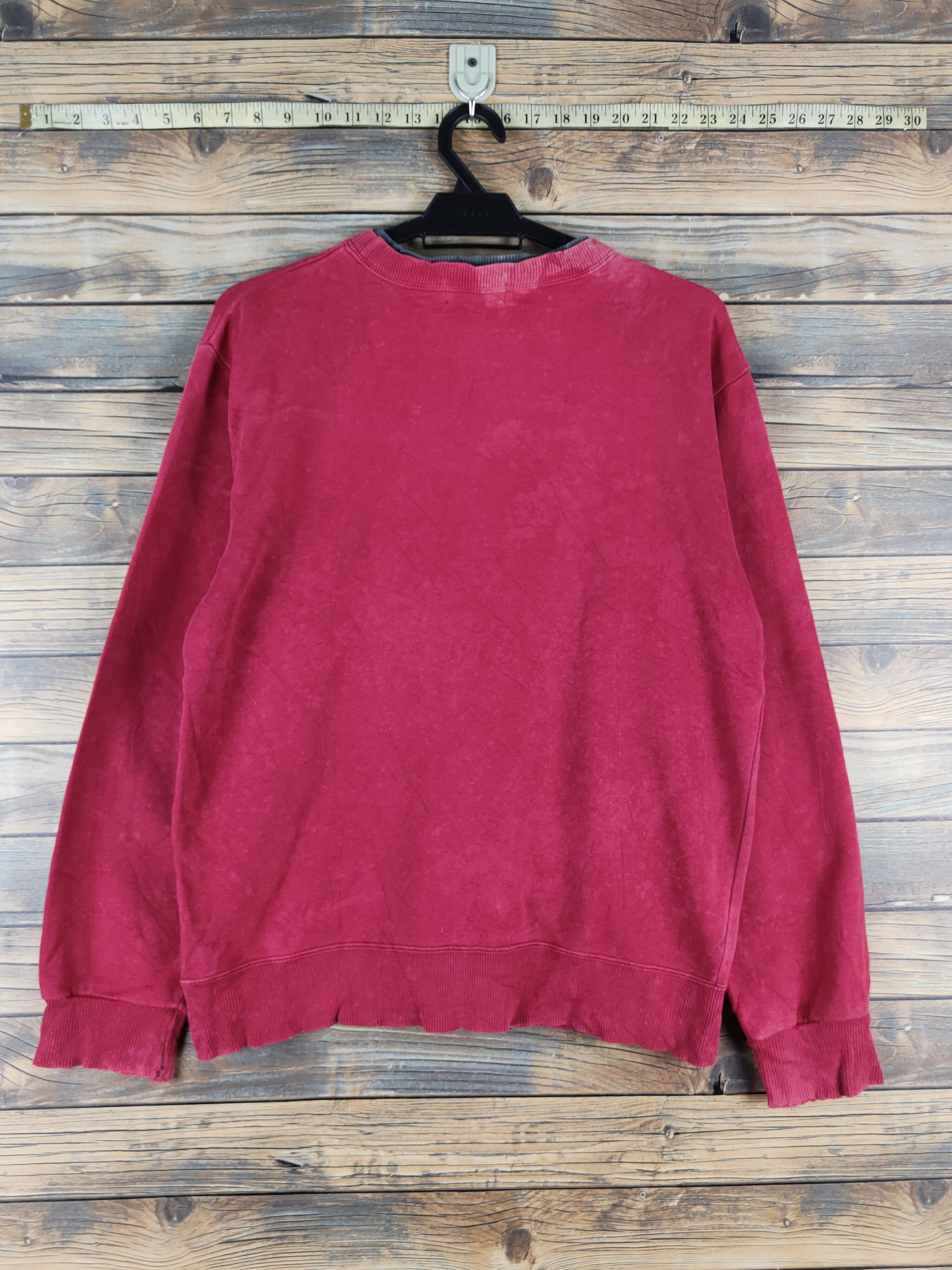 Japanese Brand × Kangol × Vintage Kangol Red Faded vintage Sweatshirts #W1931 Size US M / EU 48-50 / 2 - 9 Thumbnail