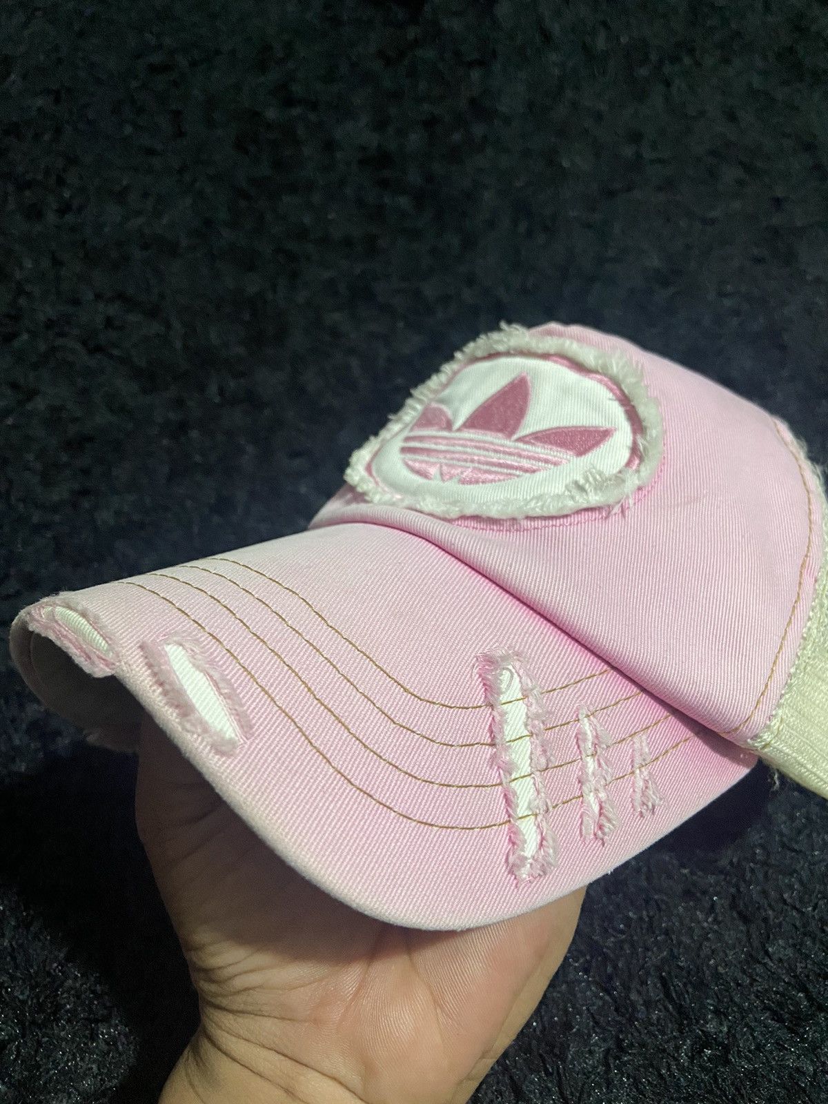 Adidas Vintage 90s ADIDAS trucker hat jaspo Size ONE SIZE - 4 Thumbnail