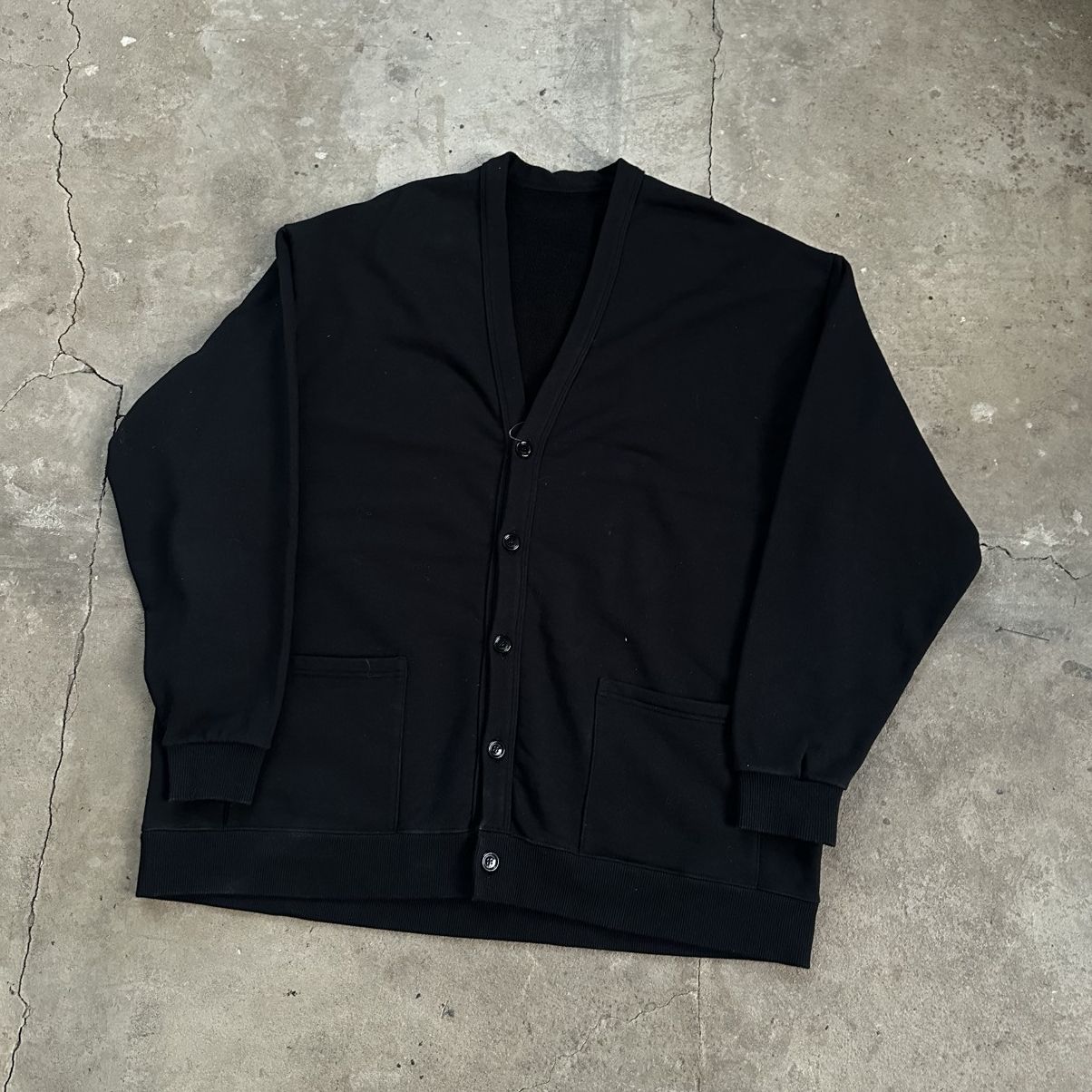 Celine × Hedi Slimane CELINE OVERSIZED CARDIGAN COTTON FLEECE Size US L / EU 52-54 / 3 - 4 Thumbnail