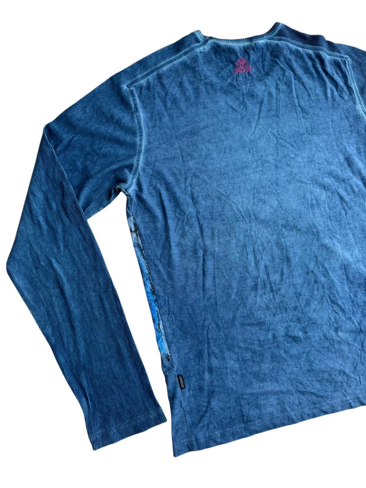 Just Cavalli Vintage 2000s Cavalli Fighting Deers Painting Longsleeve Size US M / EU 48-50 / 2 - 6 Thumbnail